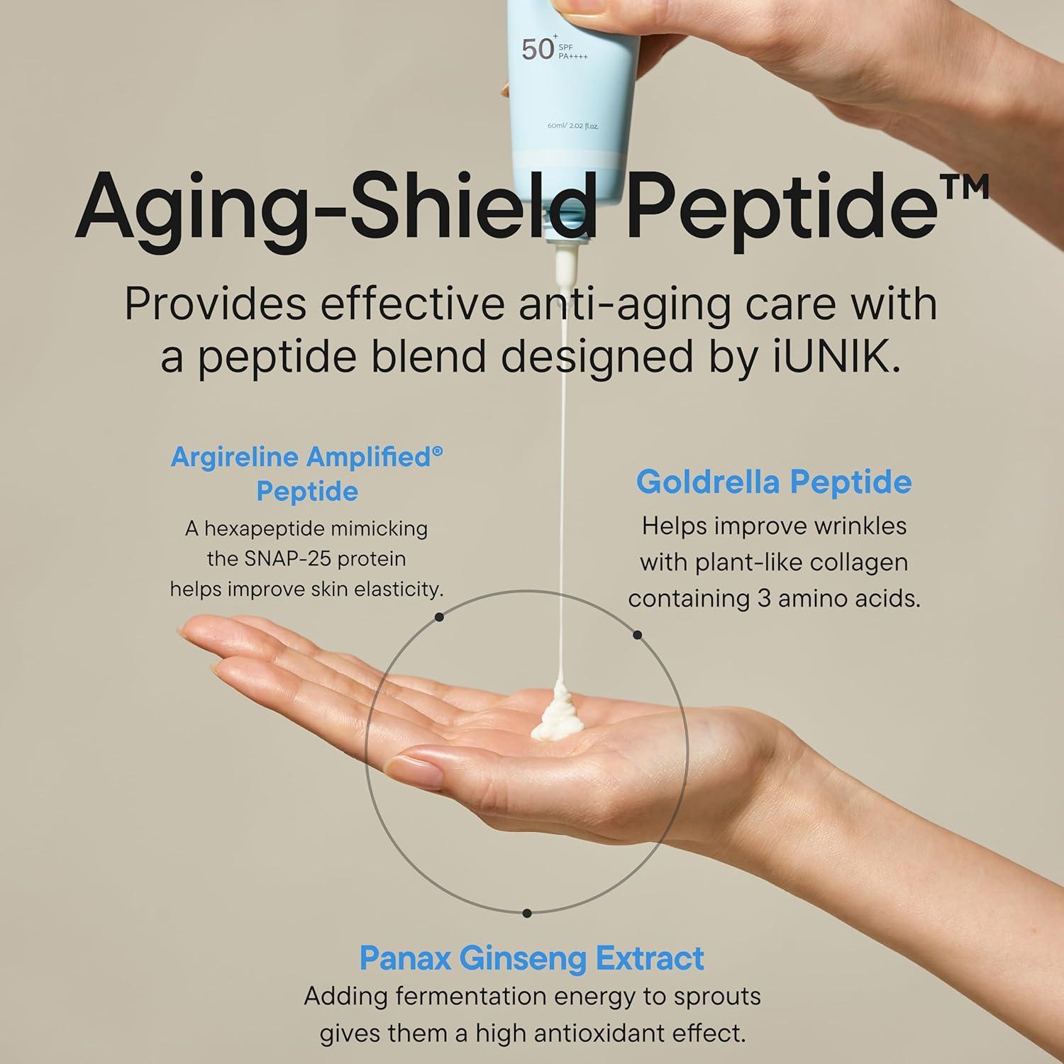 Protector Solar Diaria iUNIK Beta-Glucan SPF 50+ Piel Sensible