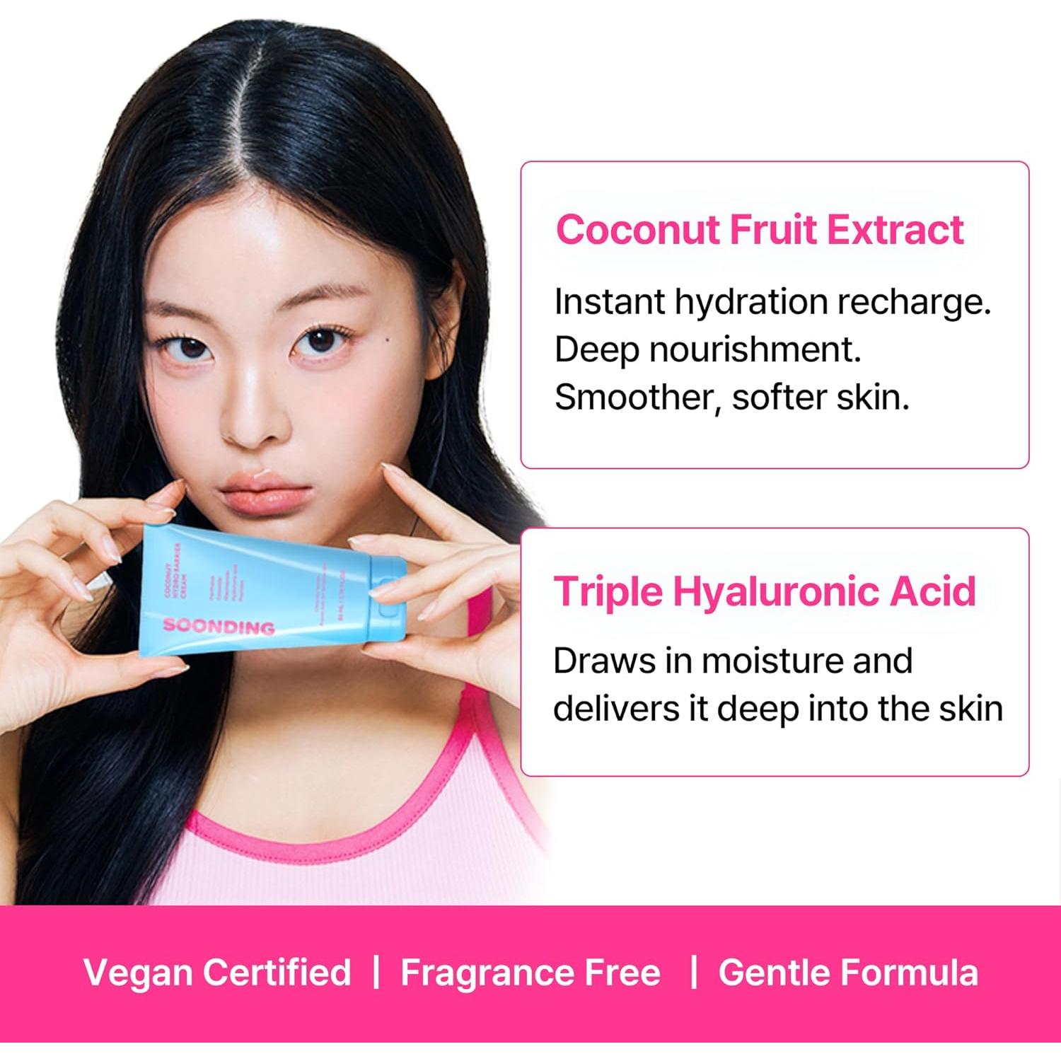 Crema Hidratante Barrera de Coco COSMECCA 80ml Sin Fragancia