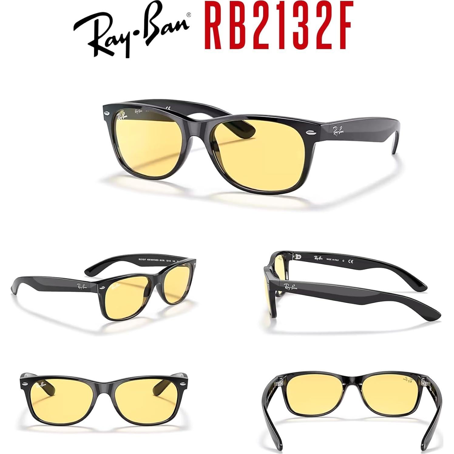 Gafas de Sol Ray-Ban New Wayfarer RB2132F Ajuste Bajo