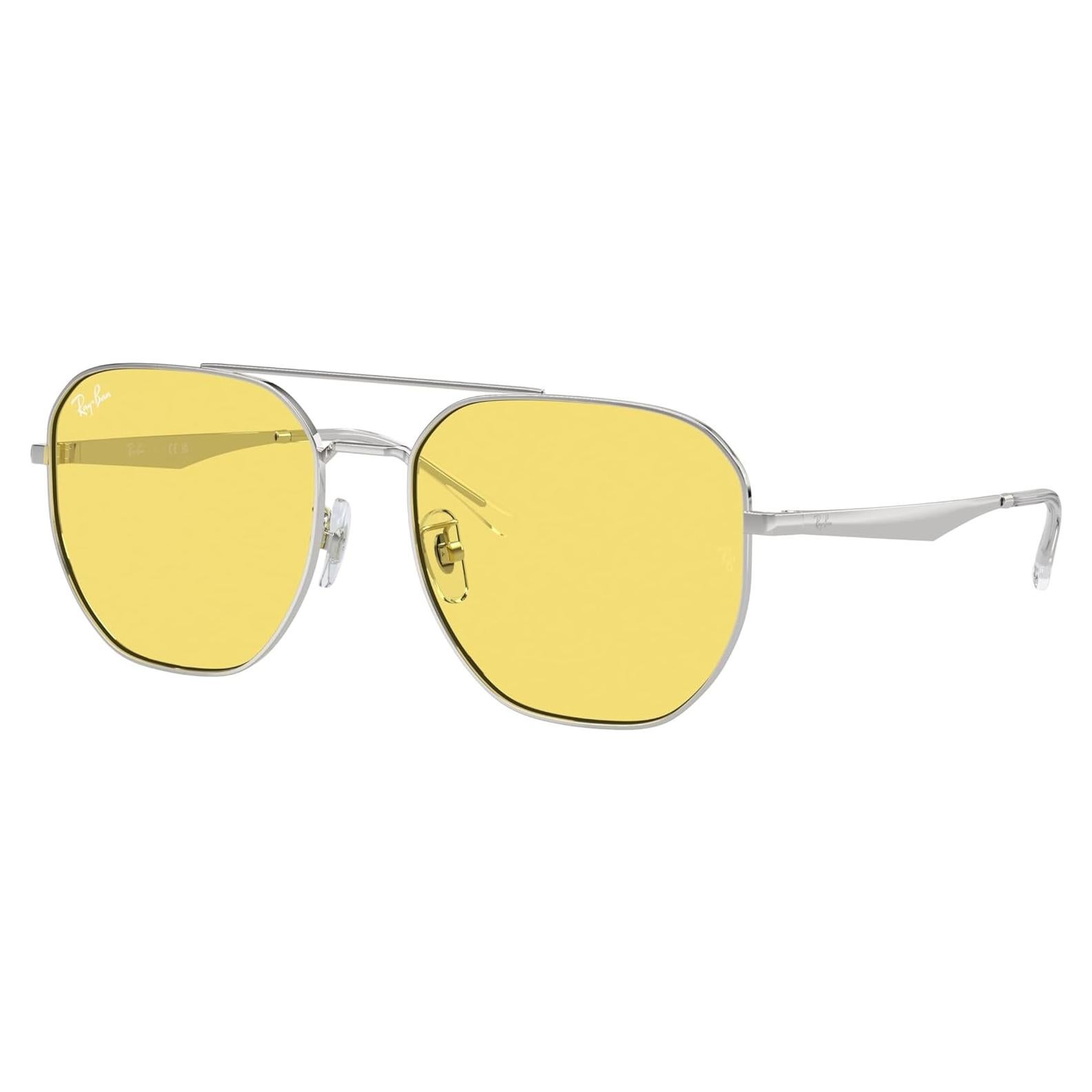 Gafas de sol Ray-Ban RB3724D para hombres 100% UV Plateadas
