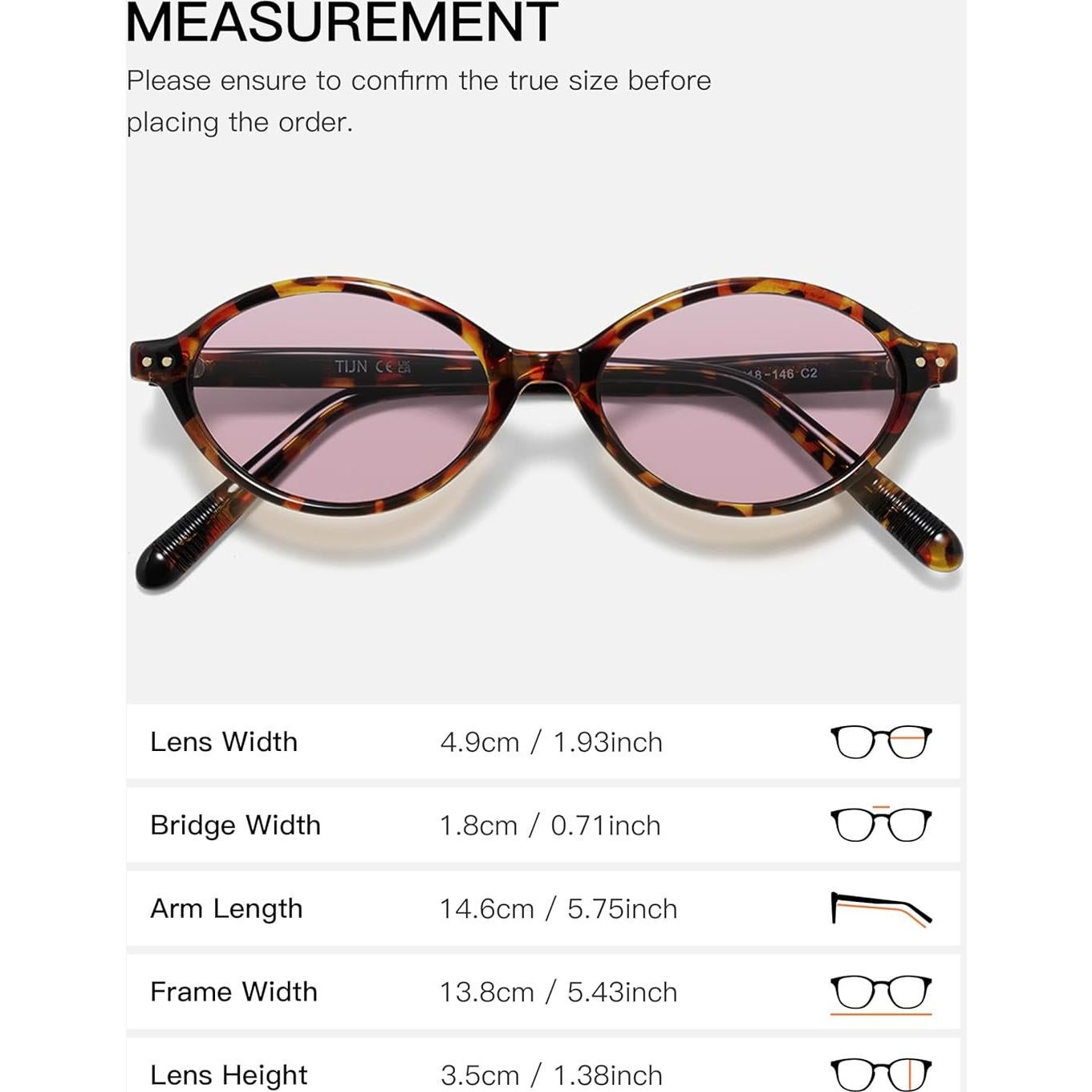 Gafas de bloqueo de luz azul TIJN Olisa unisex ovaladas