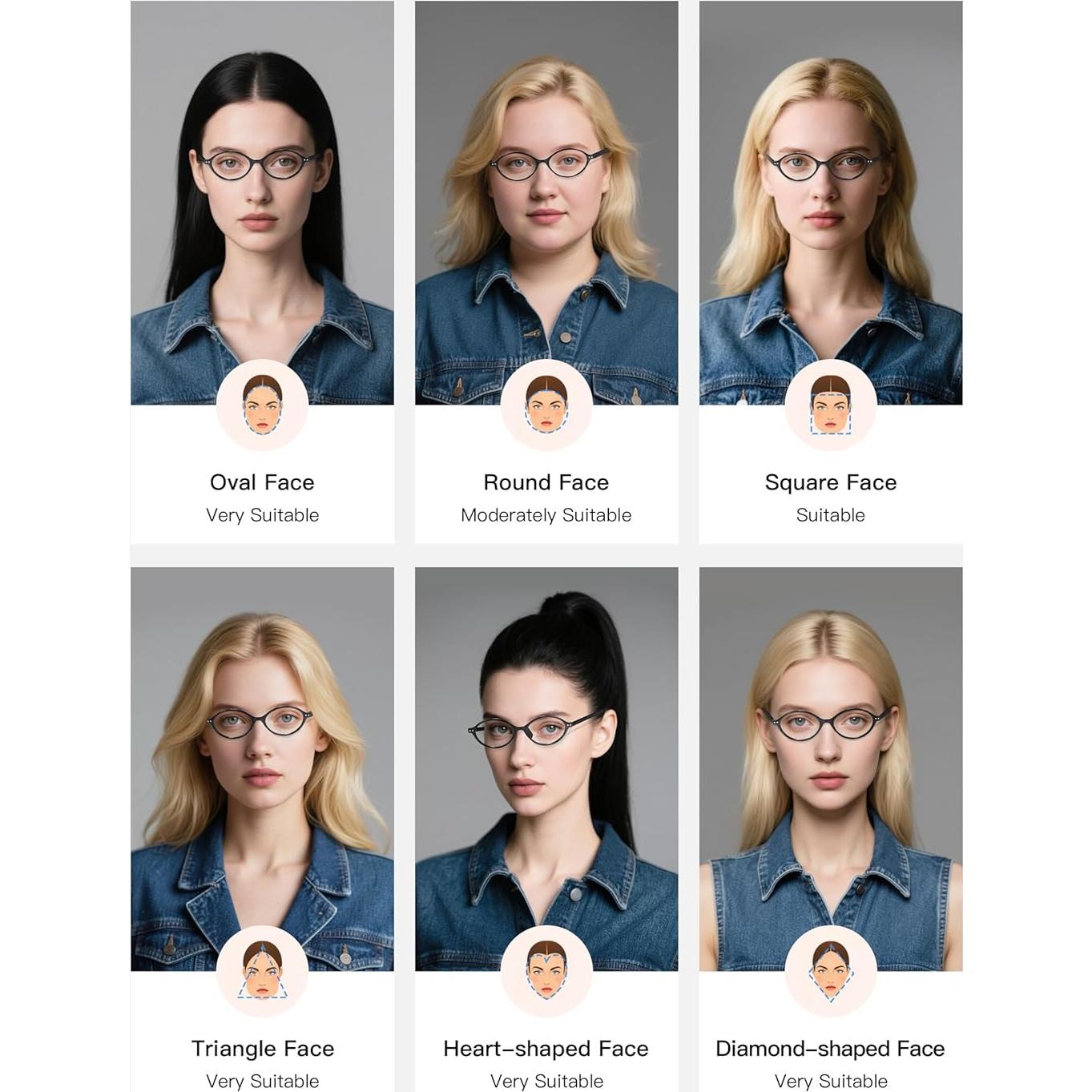 Gafas de bloqueo de luz azul TIJN Olisa unisex ovaladas