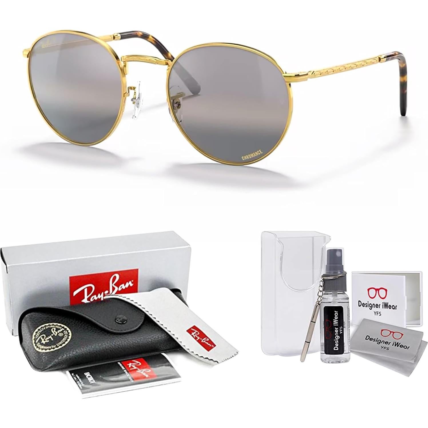 Gafas de Sol Ray-Ban RB3637 Unisex Oro Legendario 47mm