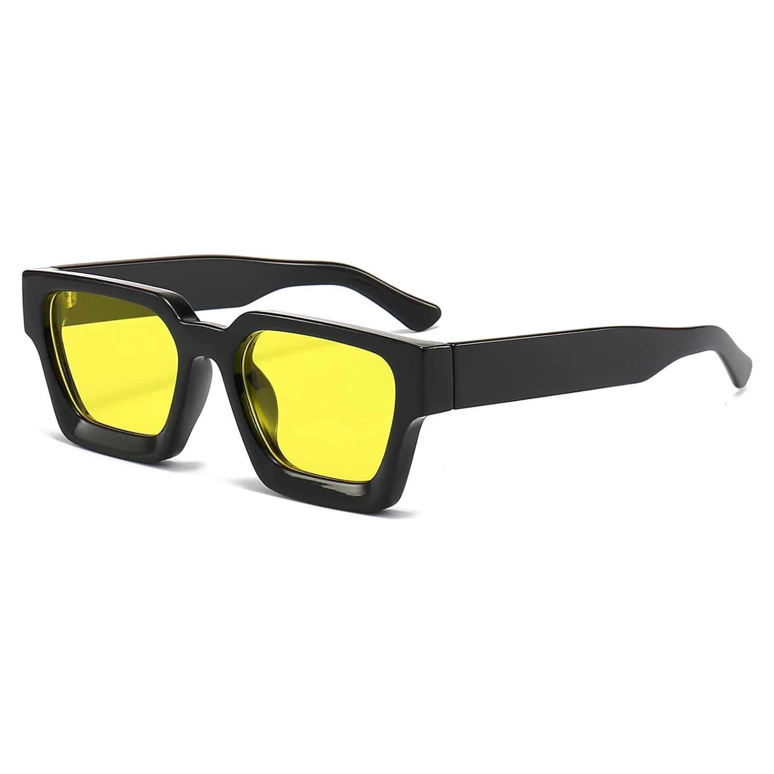Gafas de sol gruesas cuadradas EYLRIM UV400 unisex