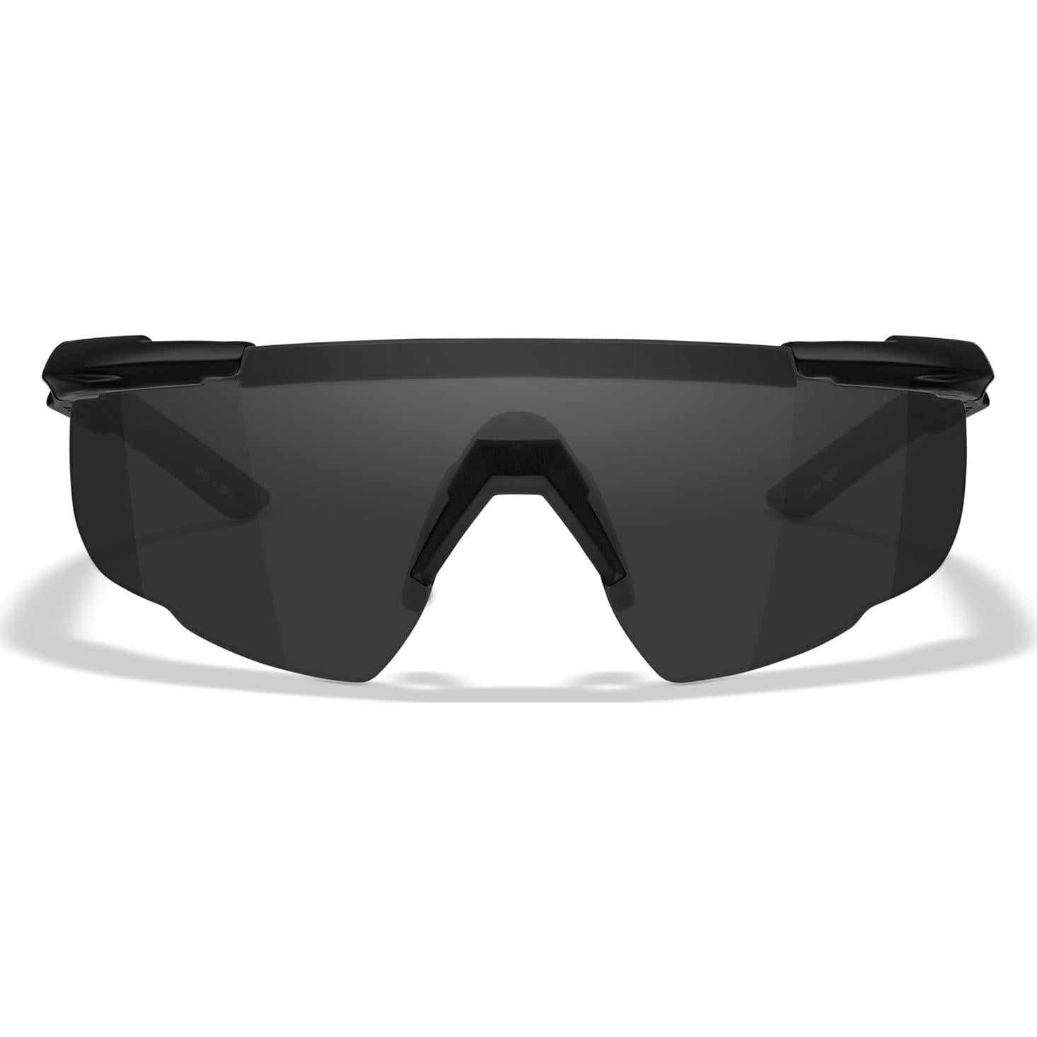 Gafas de Tiro Wiley X Saber Avanzadas, Protección UV, Montura Negra