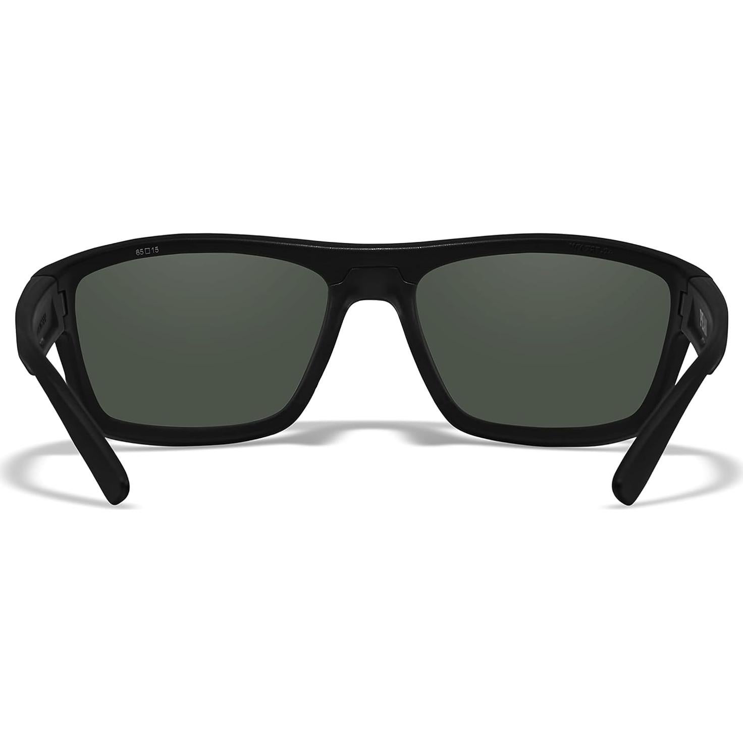 Gafas de Sol Polarizadas Wiley X Peak - Protección UV, Montura Negra