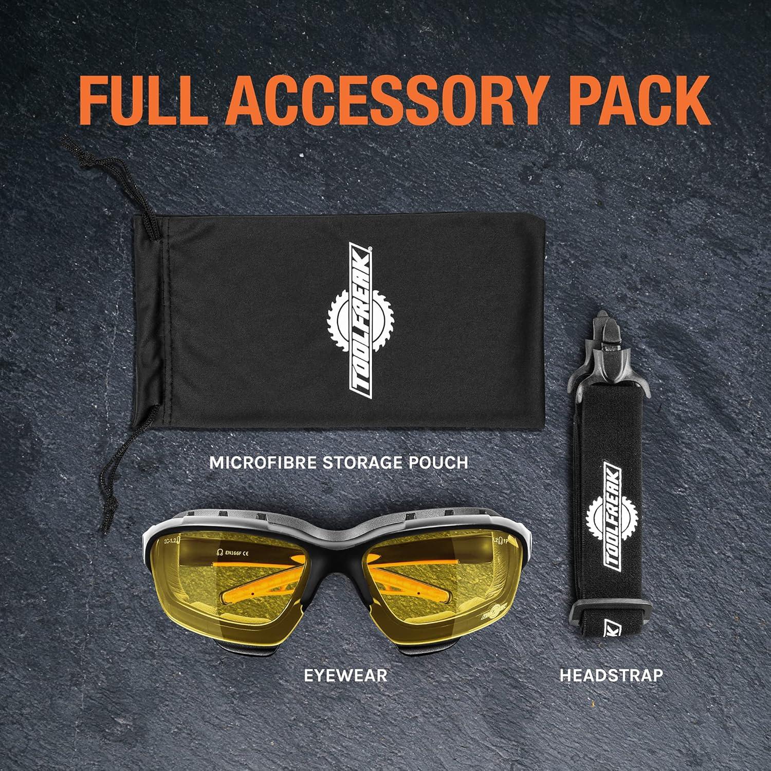 Gafas de Seguridad ToolFreak Spoggles HD Lente Amarillo Policarbonato