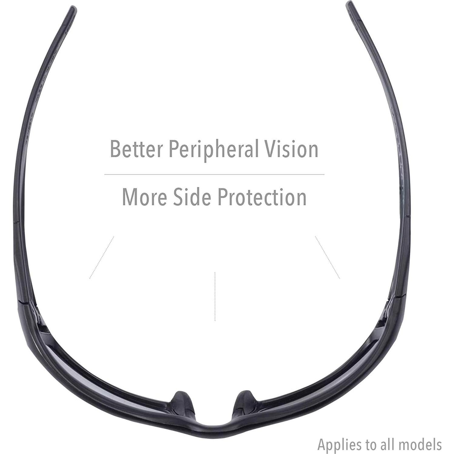 Gafas de Seguridad Uvex Honeywell Hypershock, Marco Claro, Lente Espejo Rojo