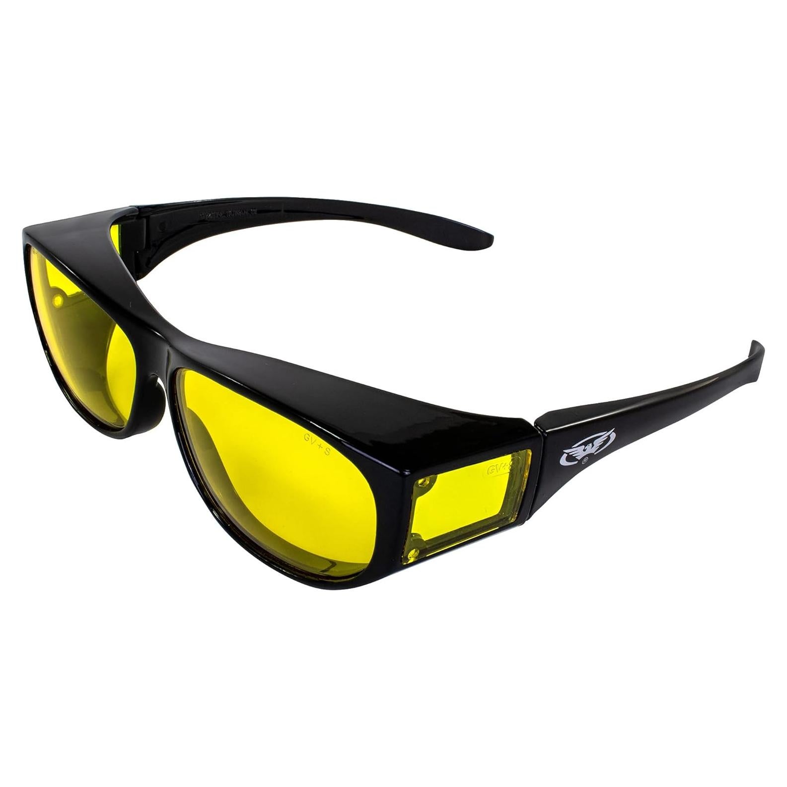 Gafas de Seguridad Global Vision Fit Over UV400 Negro