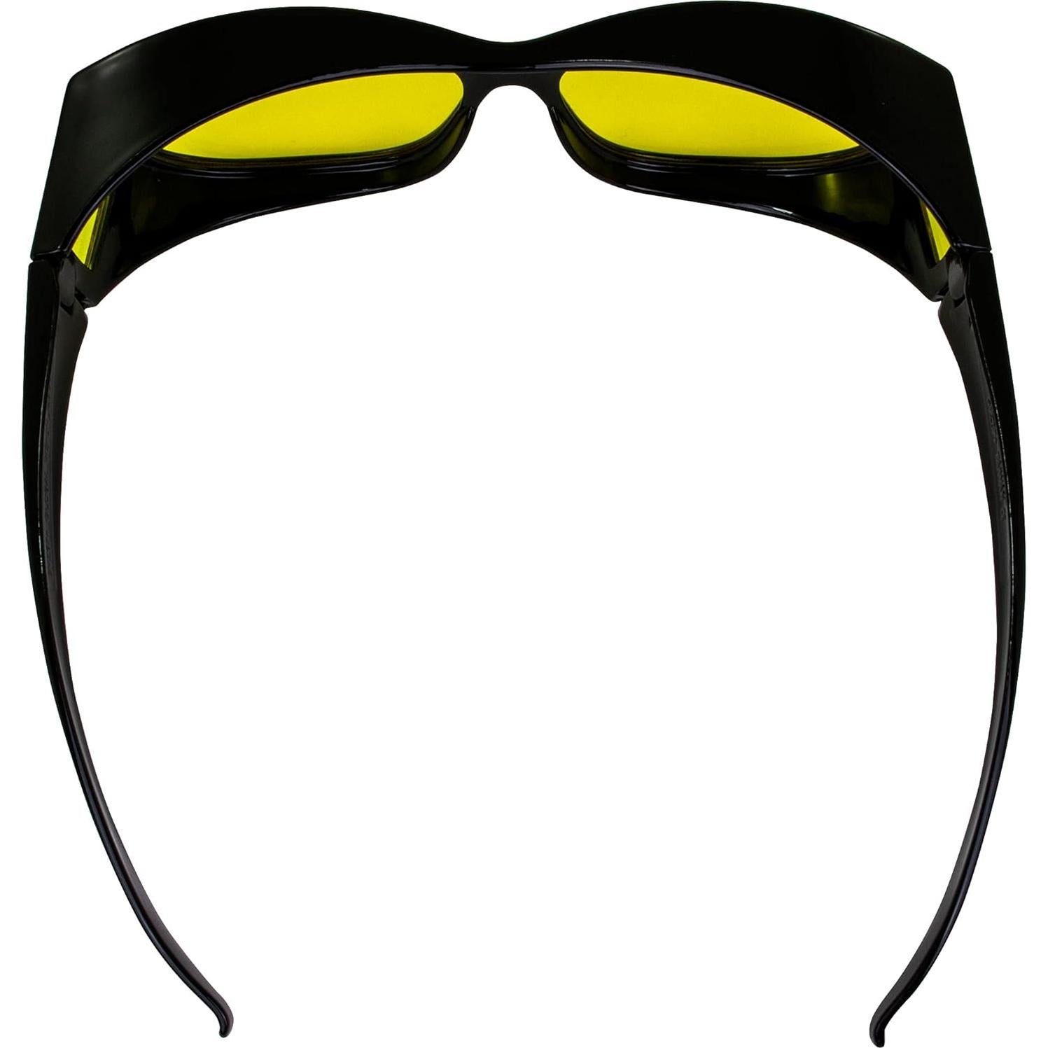 Gafas de Seguridad Global Vision Fit Over UV400 Negro