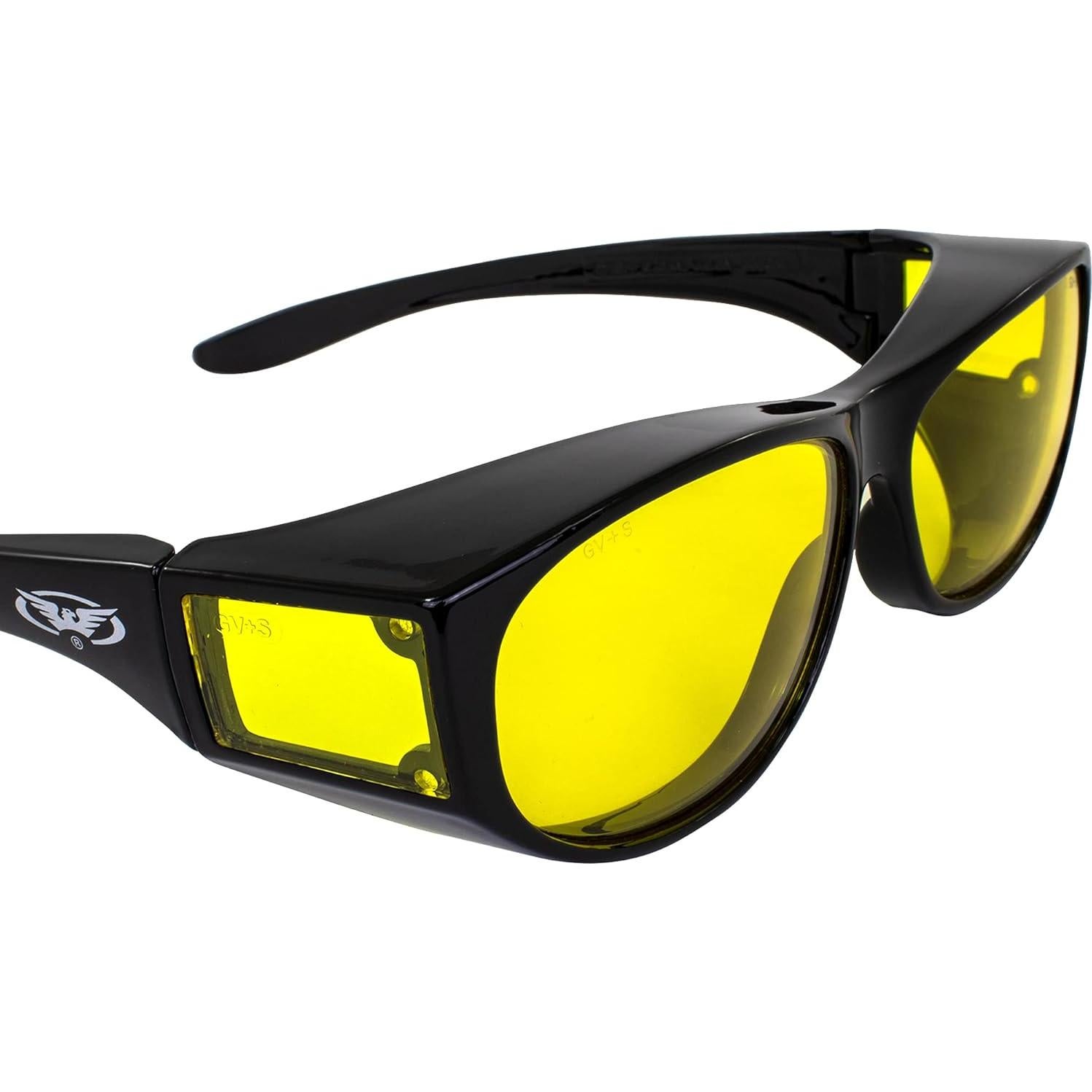 Gafas de Seguridad Global Vision Fit Over UV400 Negro
