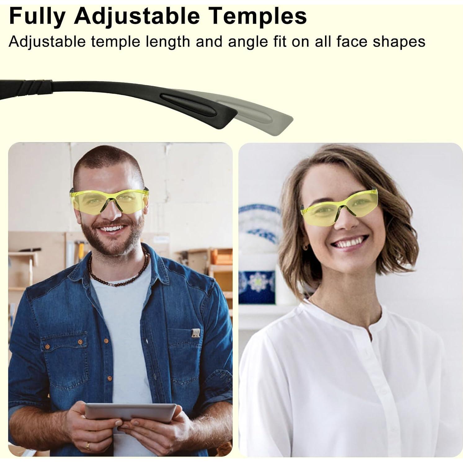 Gafas de Seguridad UV ESCO LITE Ajustables Tinte Amarillo