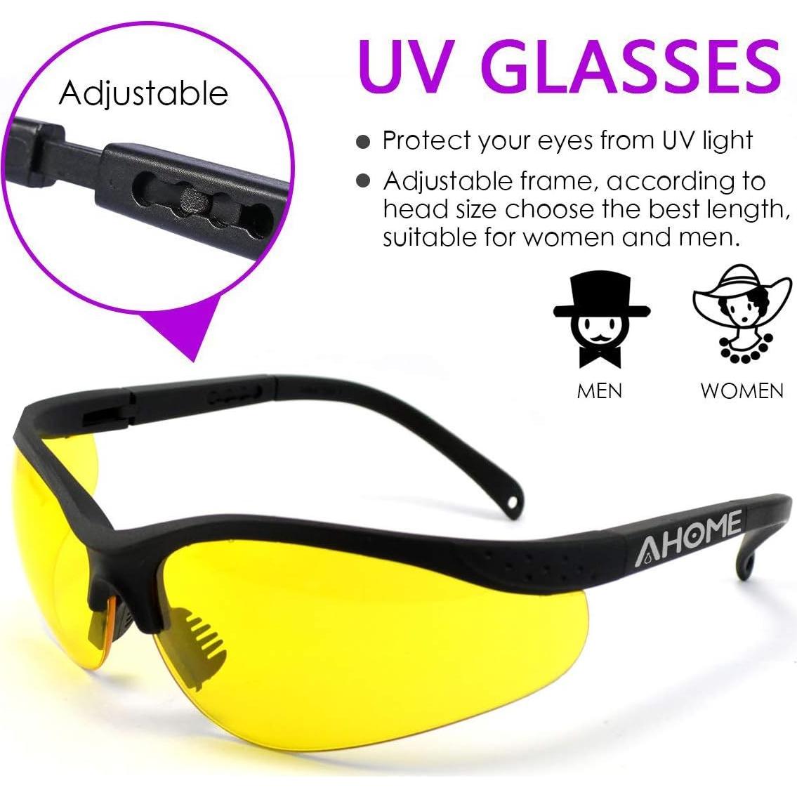 Gafas de Seguridad AHOME UV con Mejora de Visión Nocturna