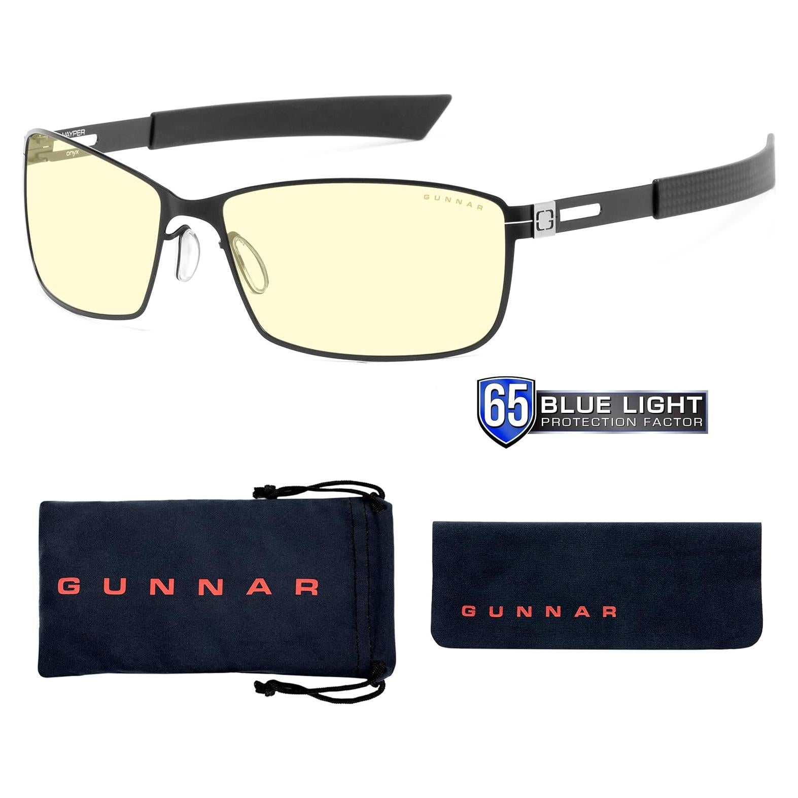 Gafas de Juego Gunnar Optiks Vayper Onyx - Bloqueo 65% Luz Azul