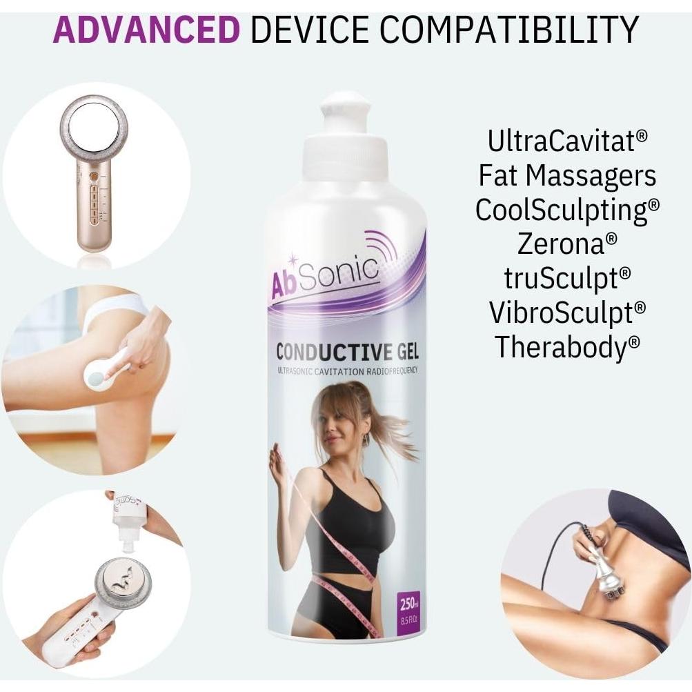 Gel Conductivo Absonic 2 x 250 ml - Hidratante y Ecológico