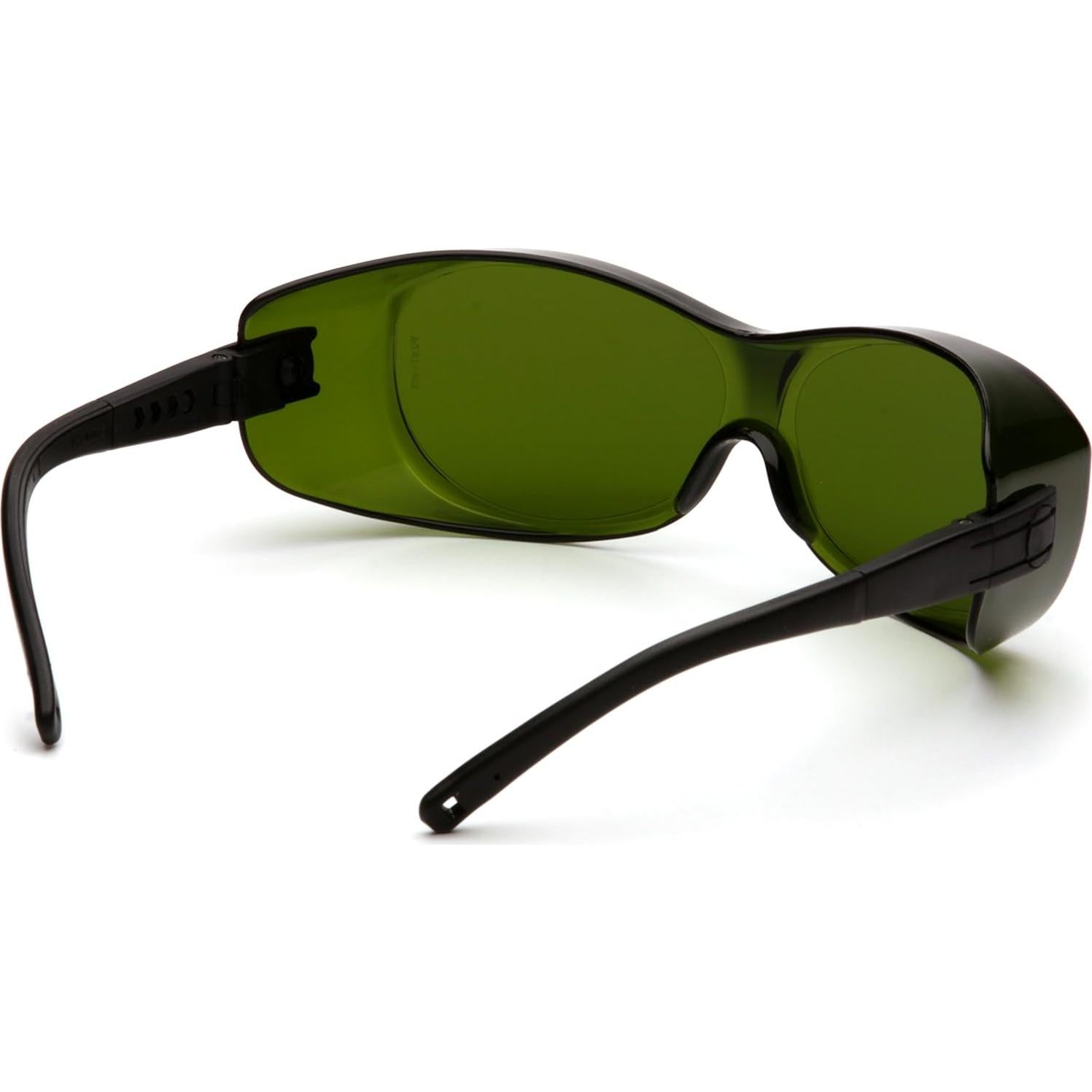 Gafas de seguridad Pyramex OTS con lente IR 3.0 y patillas negras