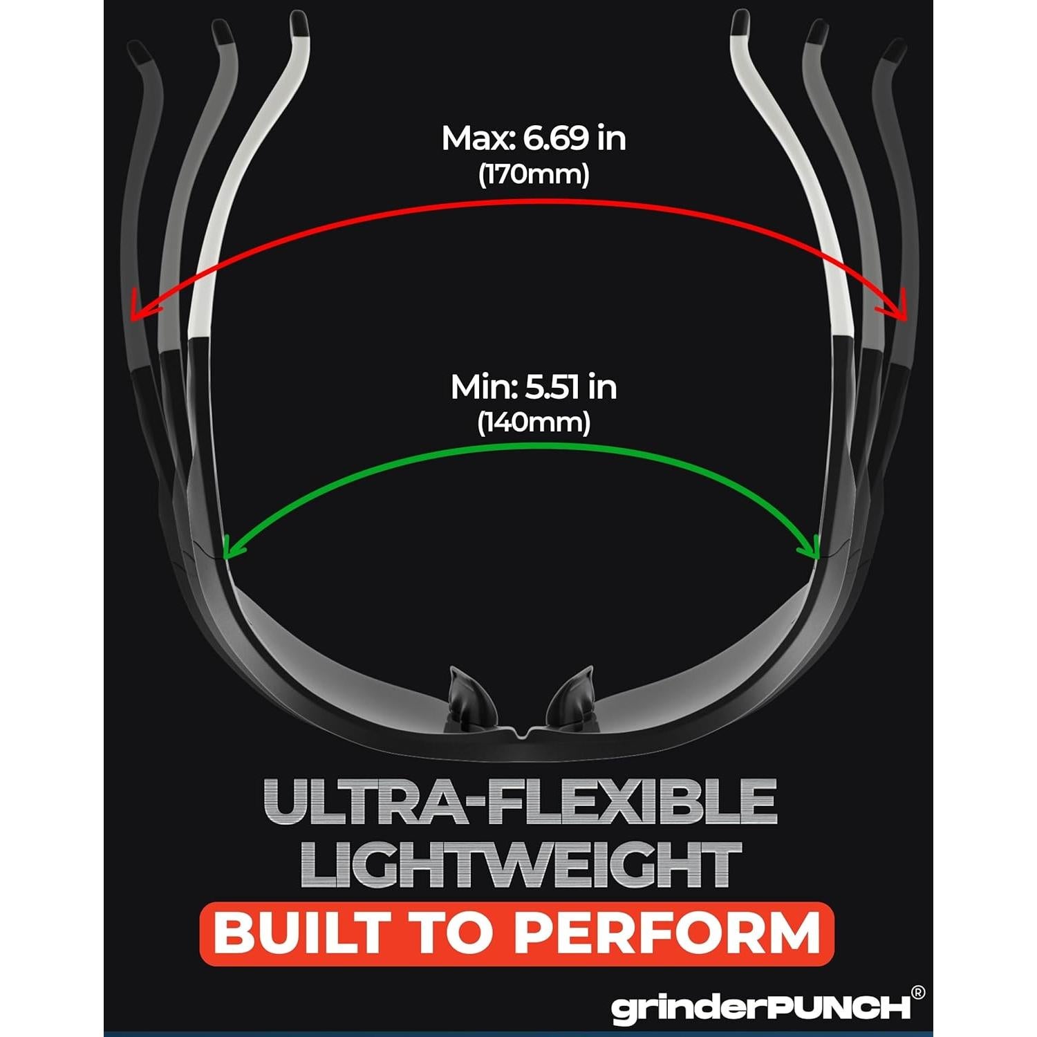 Gafas de Sol Deportivas Polarizadas grinderPUNCH UV400 Azul