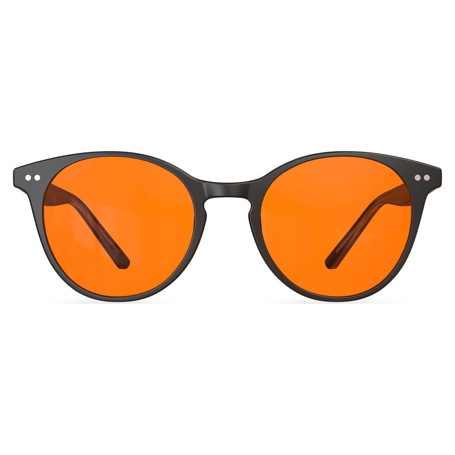 Gafas Retro Redondas Anti Luz Azul Goiteia Naranjas 2025