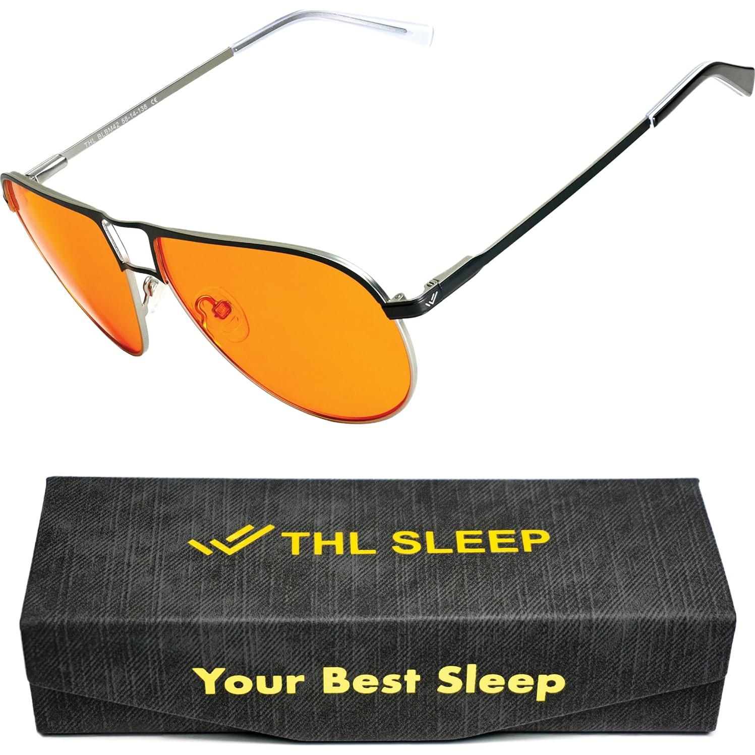 Gafas Aviador Naranjas Anti Luz Azul - Bloqueo 97% - Unisex