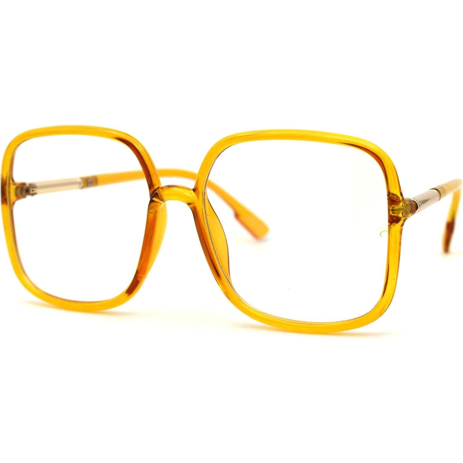 Gafas de sol rectangulares transparentes SA106 para mujer