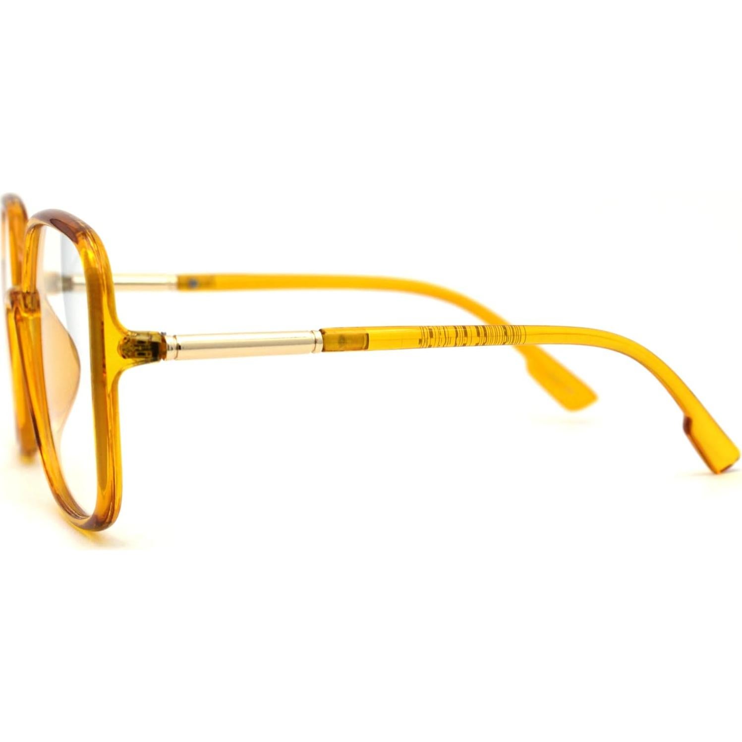 Gafas de sol rectangulares transparentes SA106 para mujer