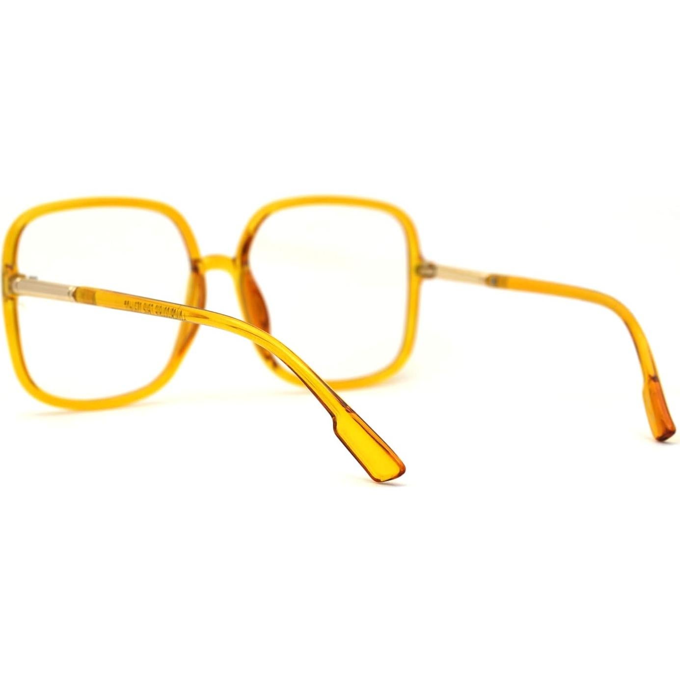 Gafas de sol rectangulares transparentes SA106 para mujer