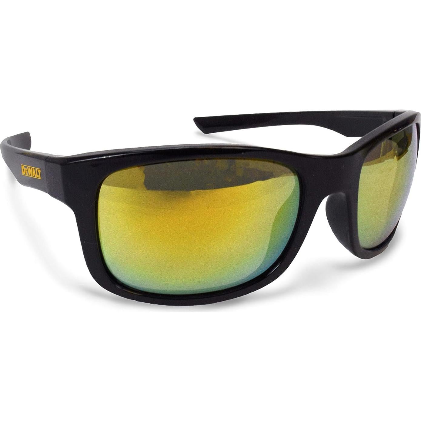 Gafas de Seguridad DEWALT DPG107-YD Marco Negro Lente Espejo Amarillo
