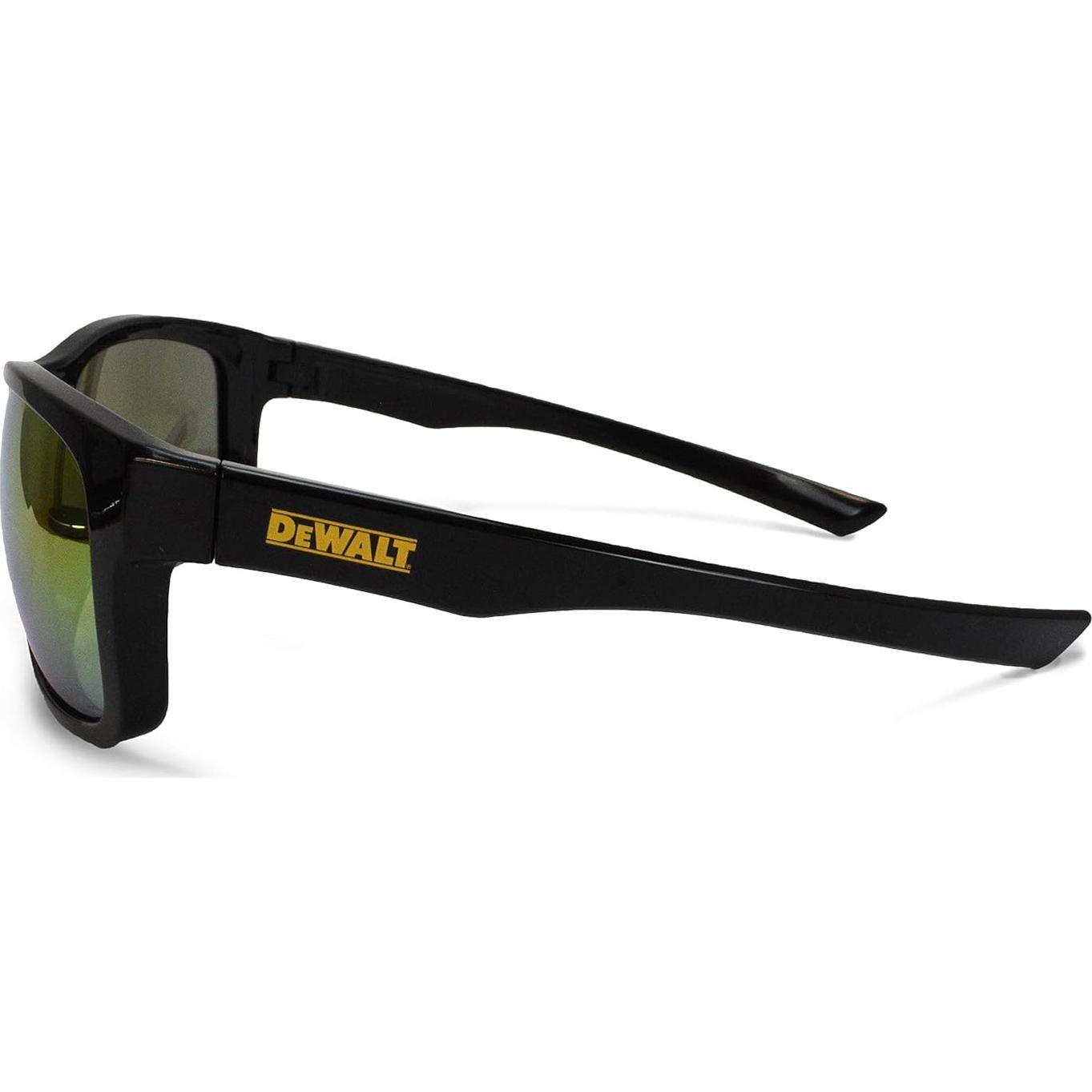 Gafas de Seguridad DEWALT DPG107-YD Marco Negro Lente Espejo Amarillo
