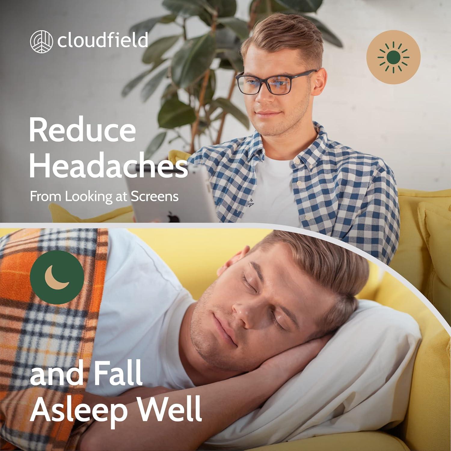 Gafas de luz azul Cloudfield ámbar para unisex - Protección ocular