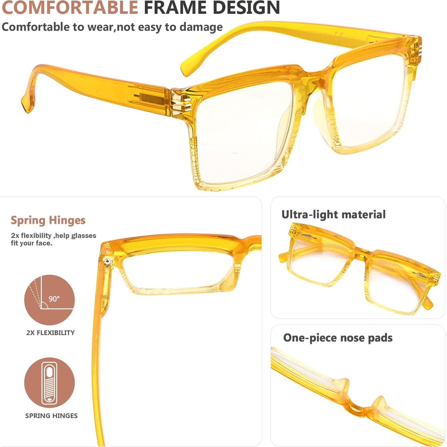 Gafas de lectura Eyekepper amarillas +1.50 para mujeres