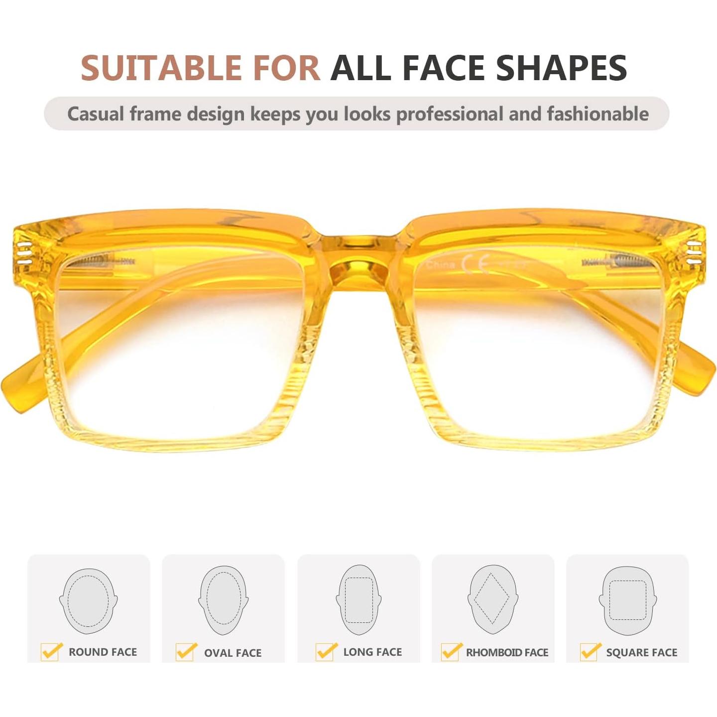 Gafas de lectura Eyekepper amarillas +1.50 para mujeres