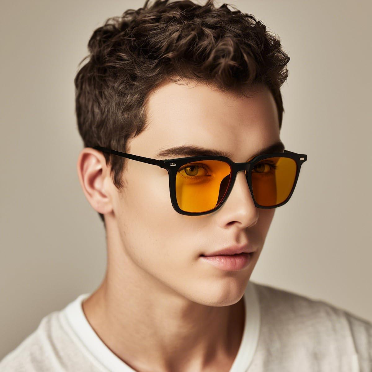 Gafas de lectura ZIHVEUC con bloqueo luz azul 99% - Titanio 2.5x