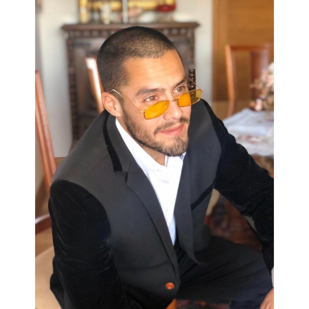 Gafas de sol Armear cuadradas de metal con lente UV400