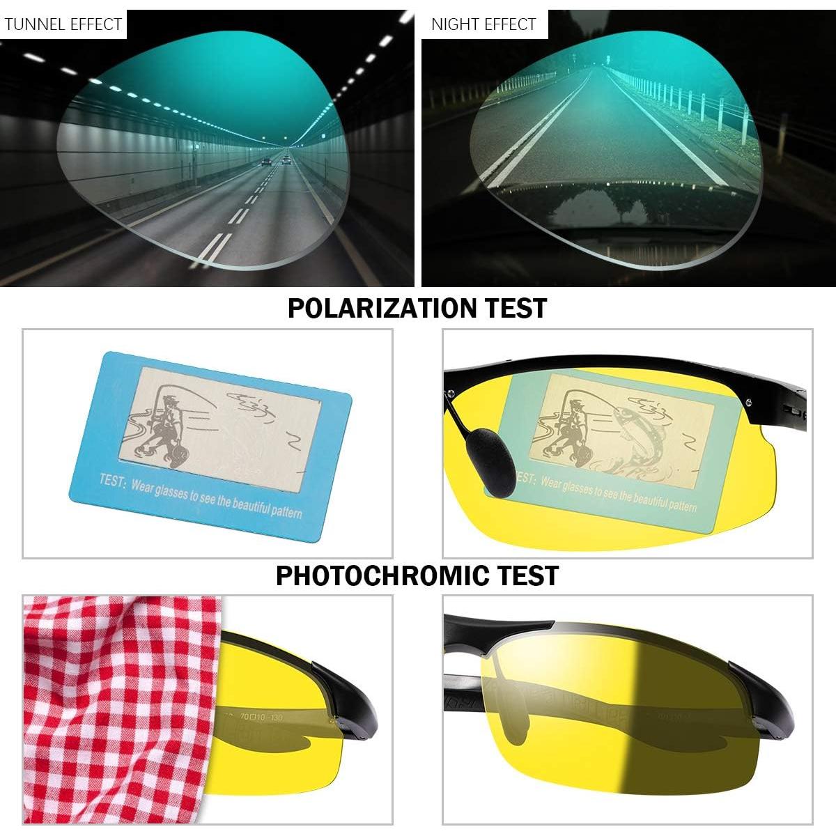 Gafas de sol YIMI fotoquímicas polarizadas UV400 para deportes