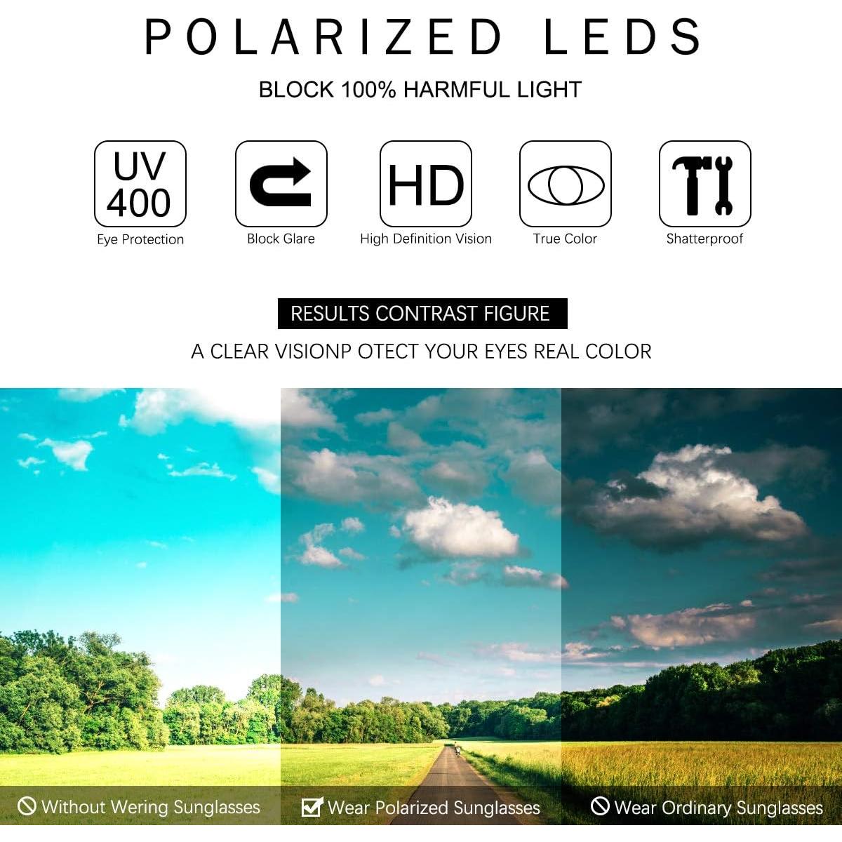 Gafas de sol YIMI fotoquímicas polarizadas UV400 para deportes