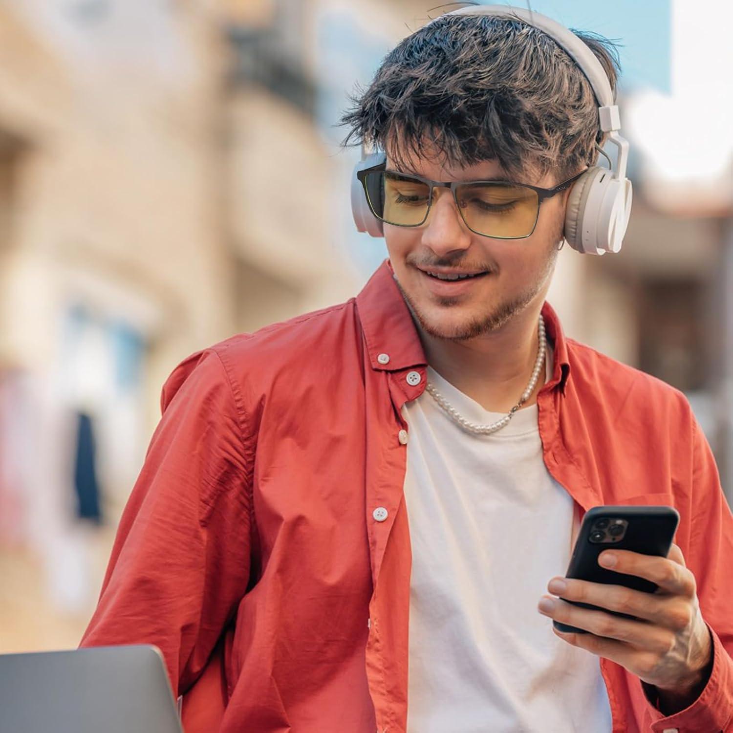 Gafas de Bloqueo de Luz Azul YIMI Antirreflejo para Juegos
