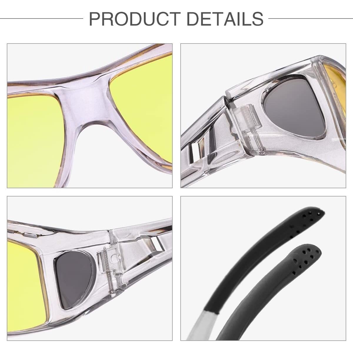 Gafas de sol polarizadas YIMI para usar sobre gafas de prescripción