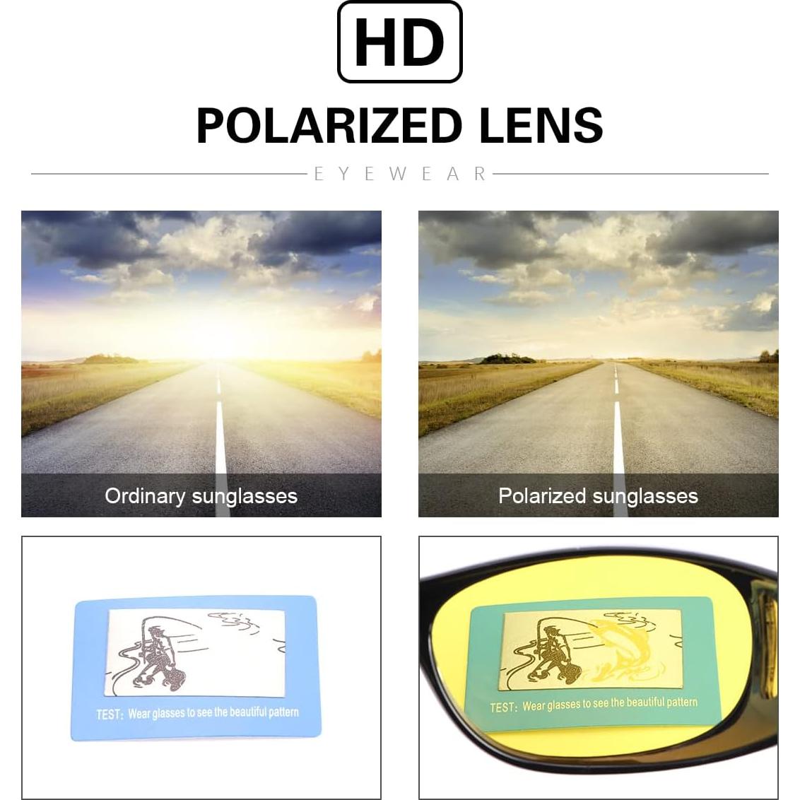 Gafas de Sol Polarizadas YIMI UV400 para Conducir