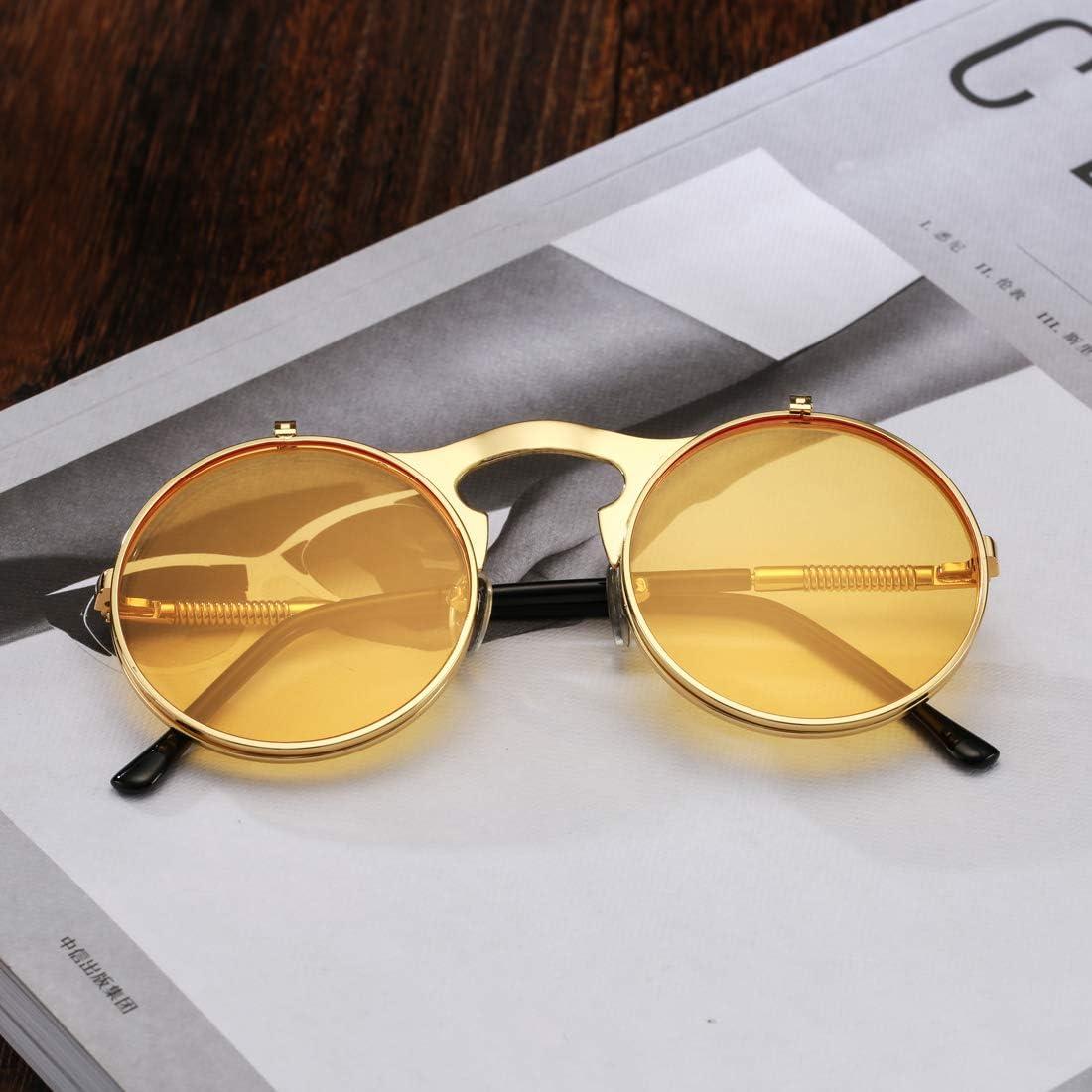 Gafas de sol redondas vintage COASION UV400 para hombres y mujeres