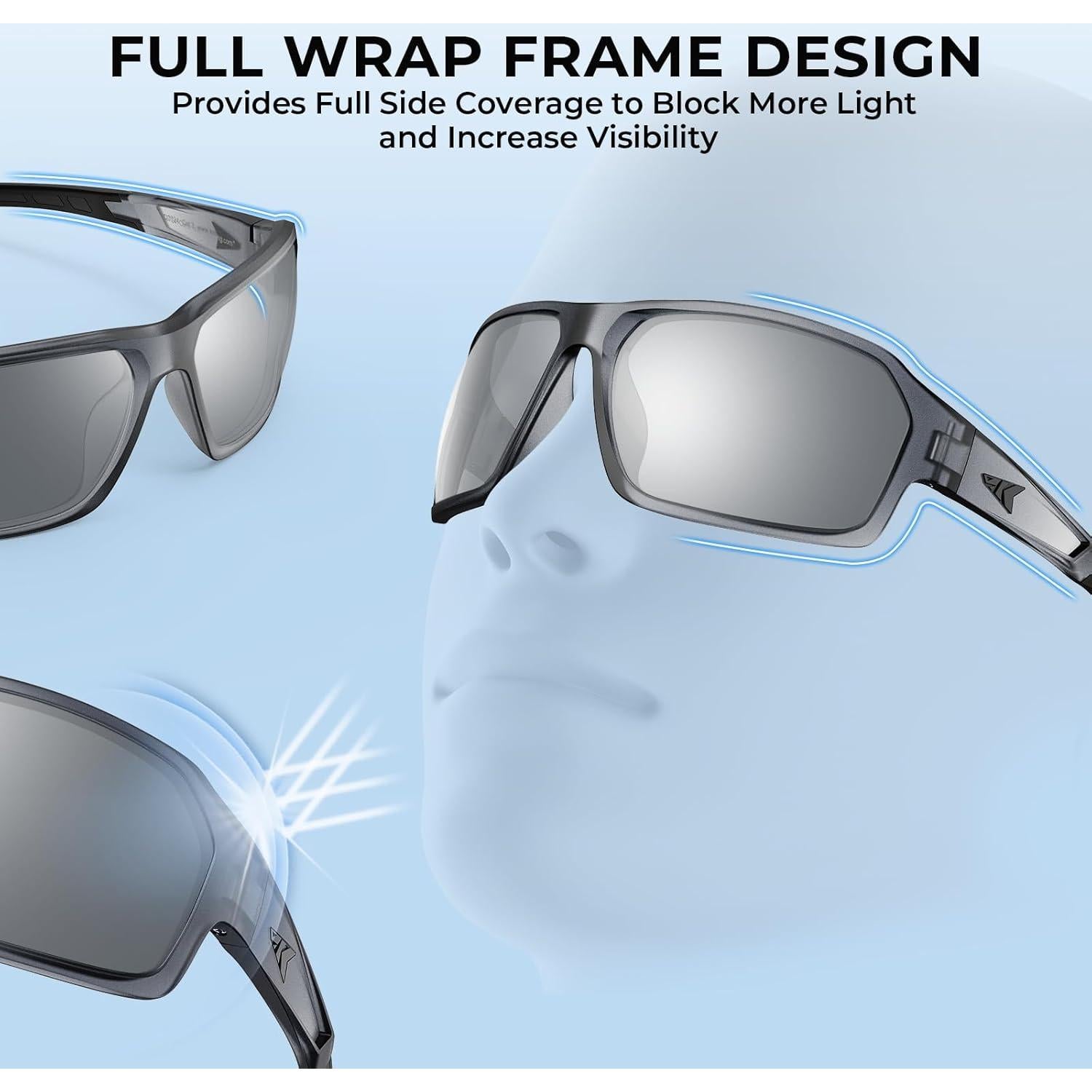 Gafas de sol polarizadas KastKing Chippewa UV400 deportivas