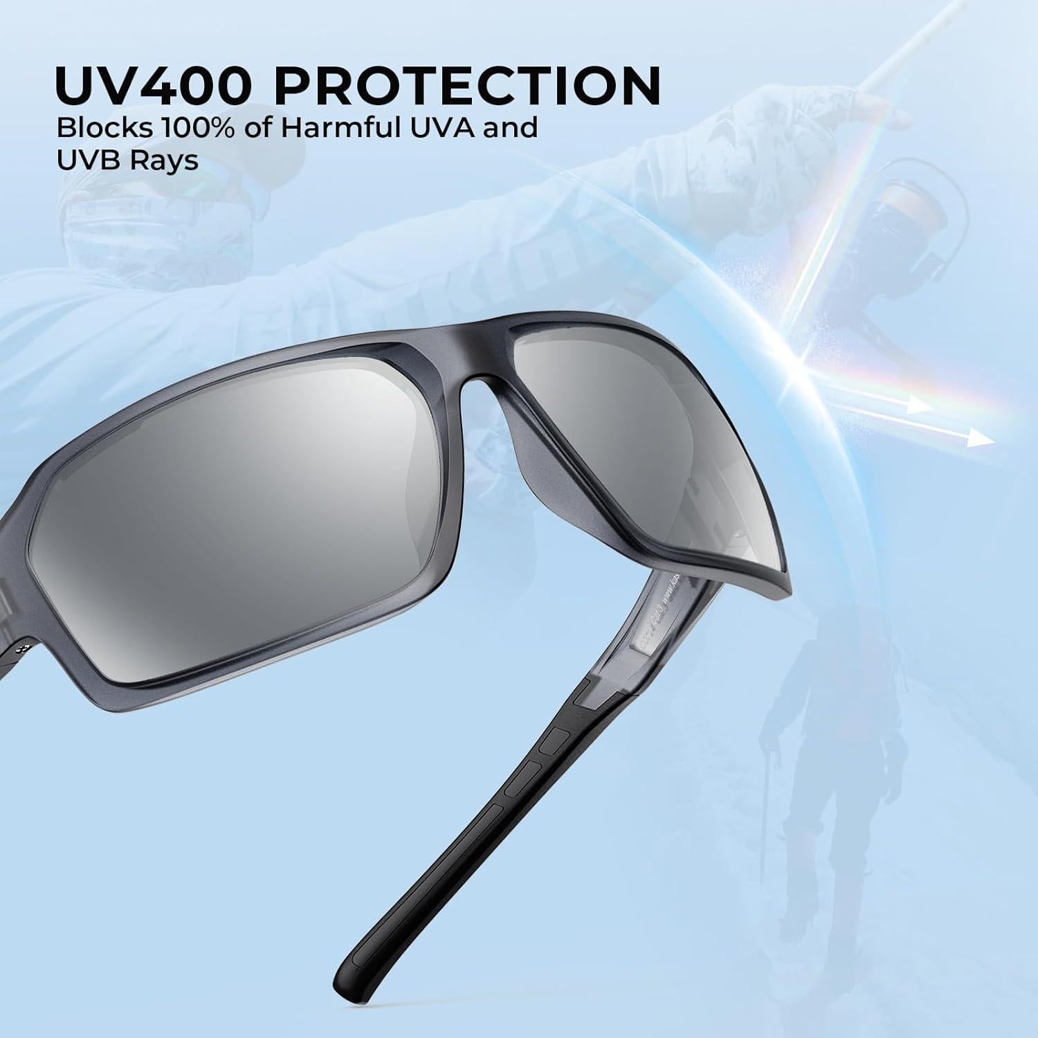 Gafas de sol polarizadas KastKing Chippewa UV400 deportivas