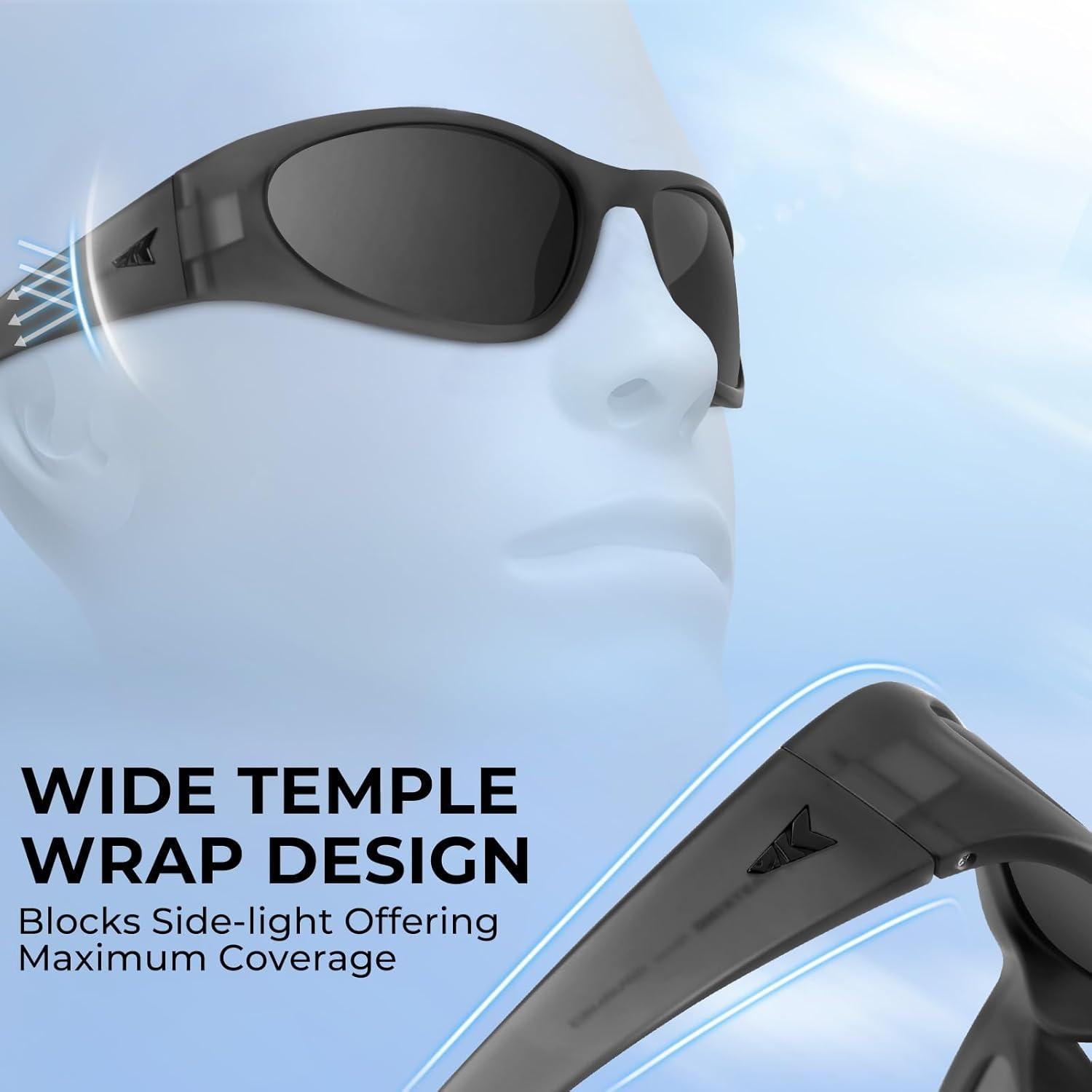 Gafas de sol deportivas polarizadas KastKing Raccoon unisex