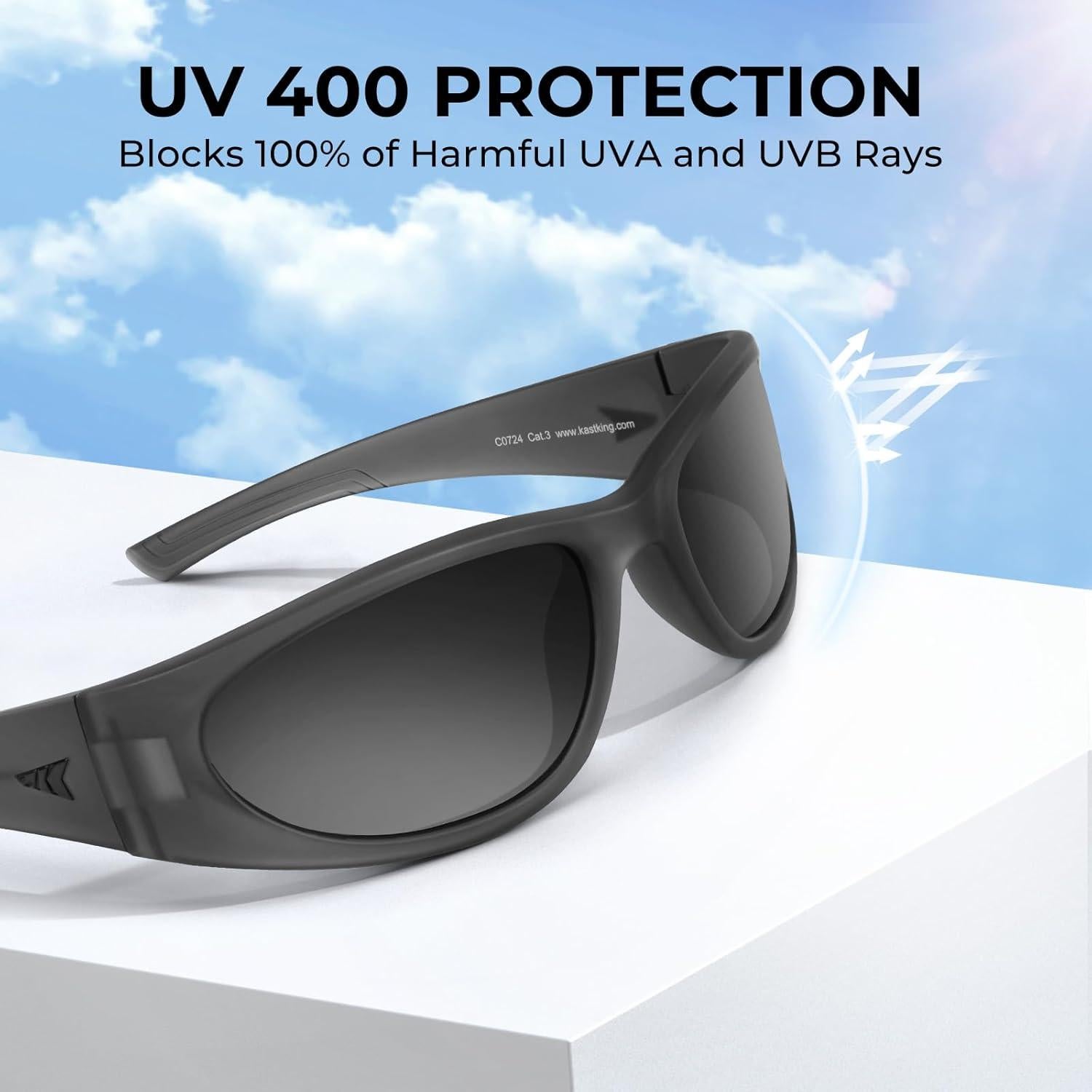 Gafas de sol deportivas polarizadas KastKing Raccoon unisex