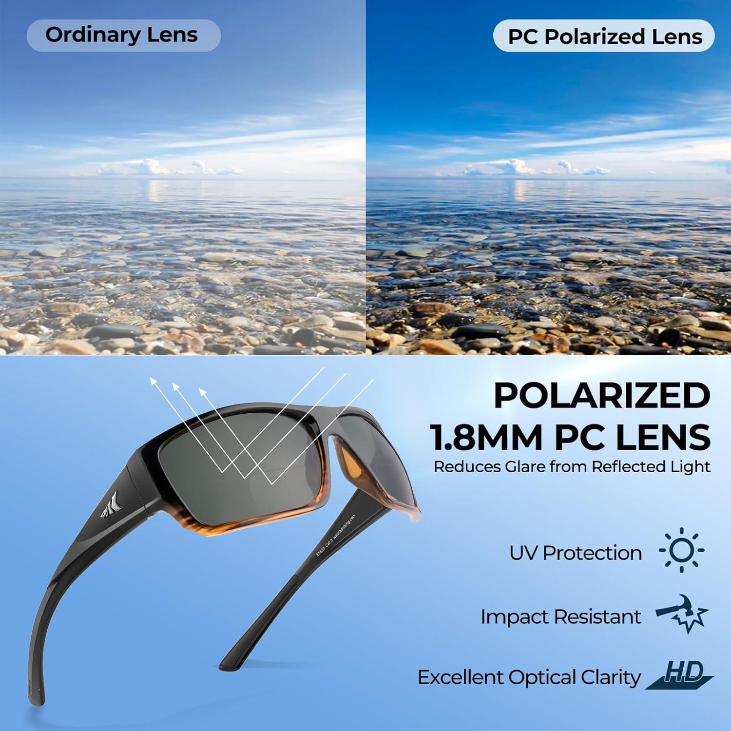 Gafas de Sol Polarizadas Bifocales KastKing - Aumentos 1.5x2.0x2.5