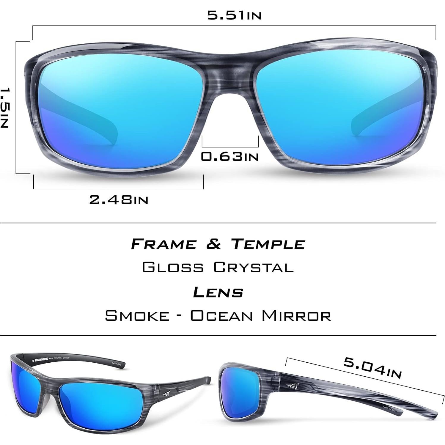 Gafas de sol deportivas KastKing Kateel polarizadas UV 100%