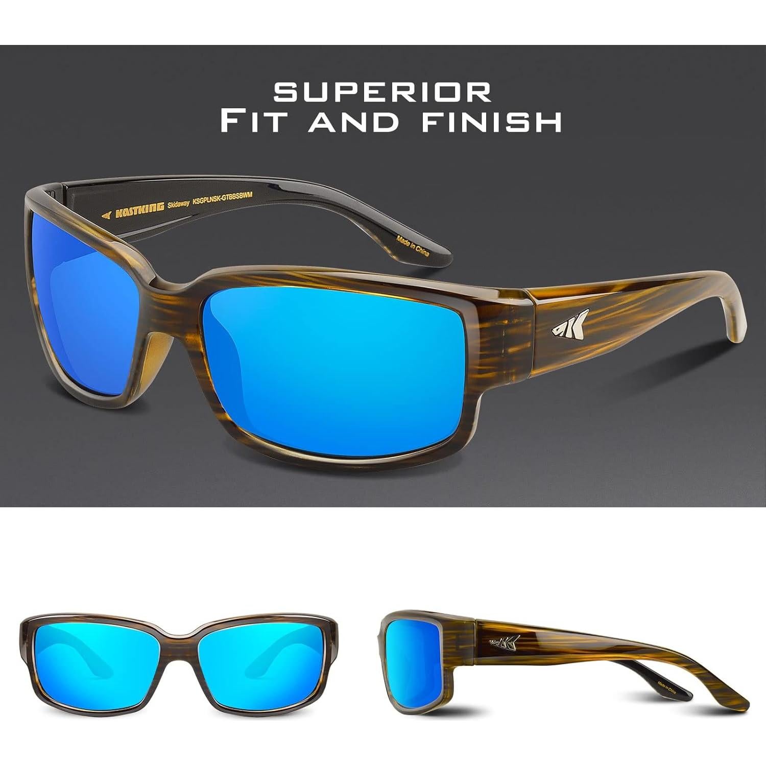 Gafas de sol polarizadas KastKing Skidaway y Dugan UV400