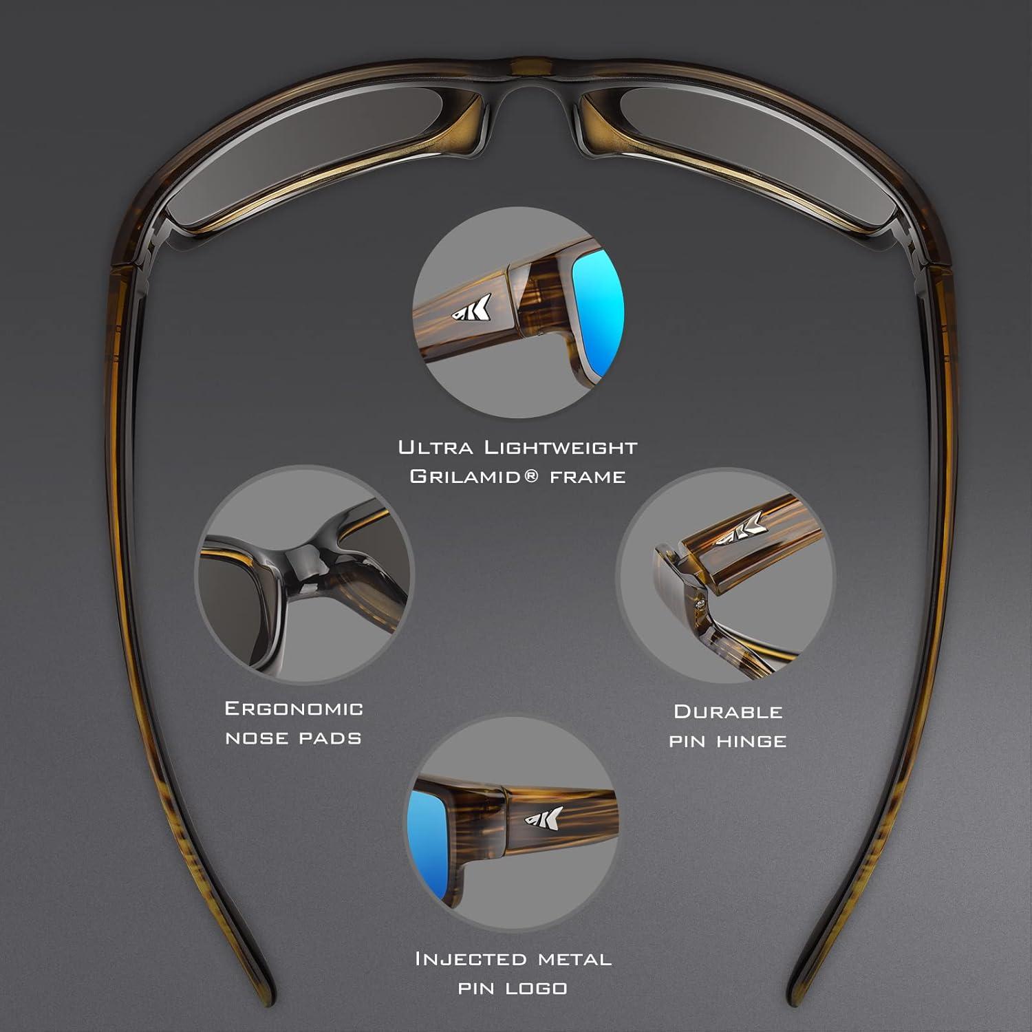 Gafas de sol polarizadas KastKing Skidaway y Dugan UV400