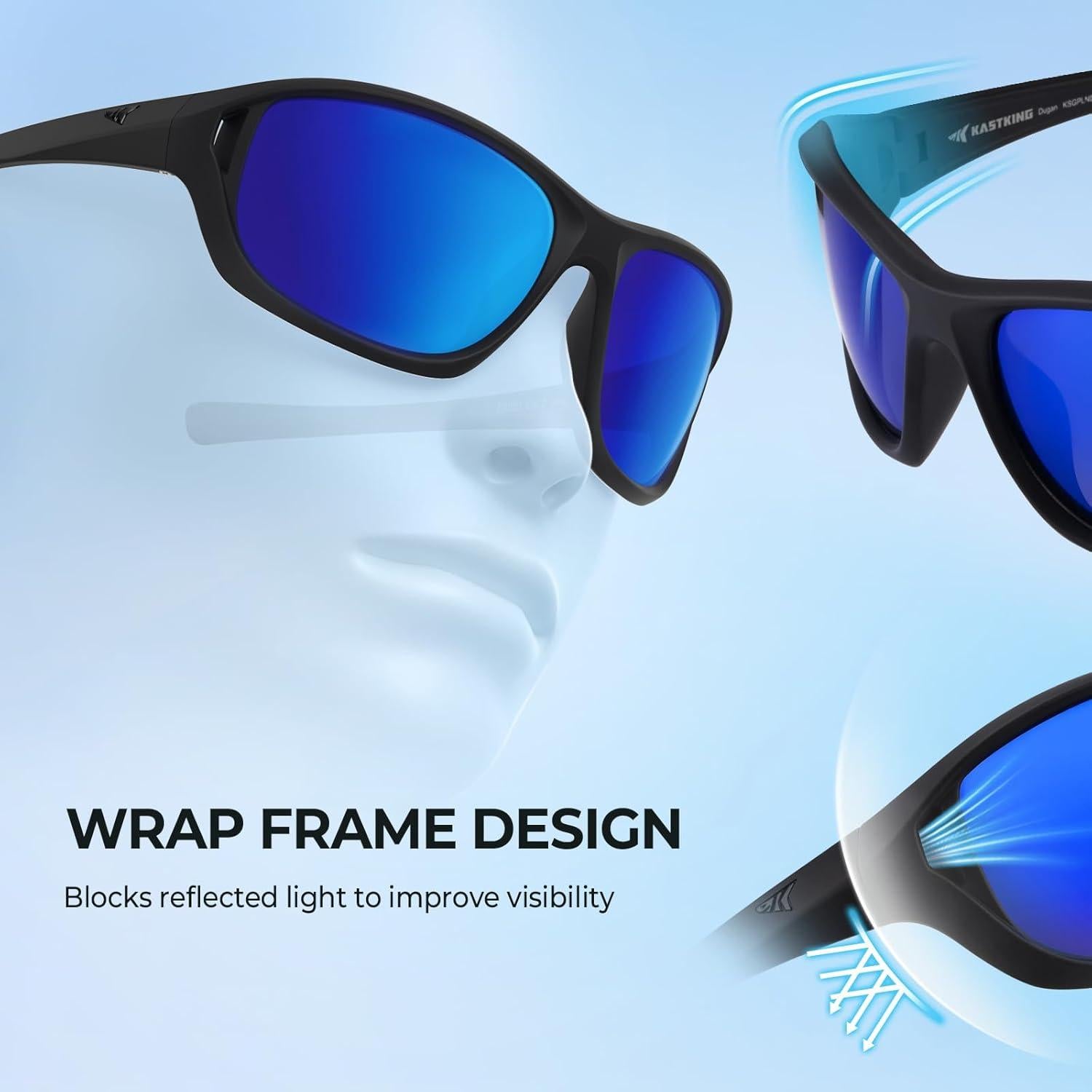 Gafas de sol polarizadas KastKing Skidaway y Dugan UV400