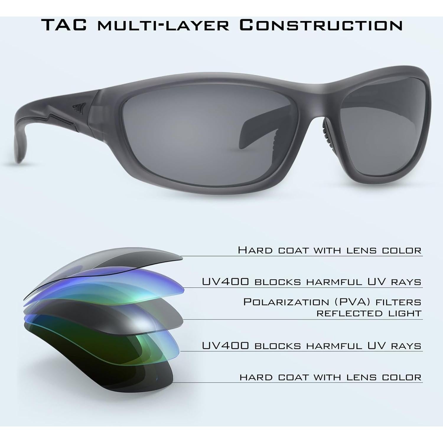 Gafas de sol polarizadas KastKing Hiwassee para hombres