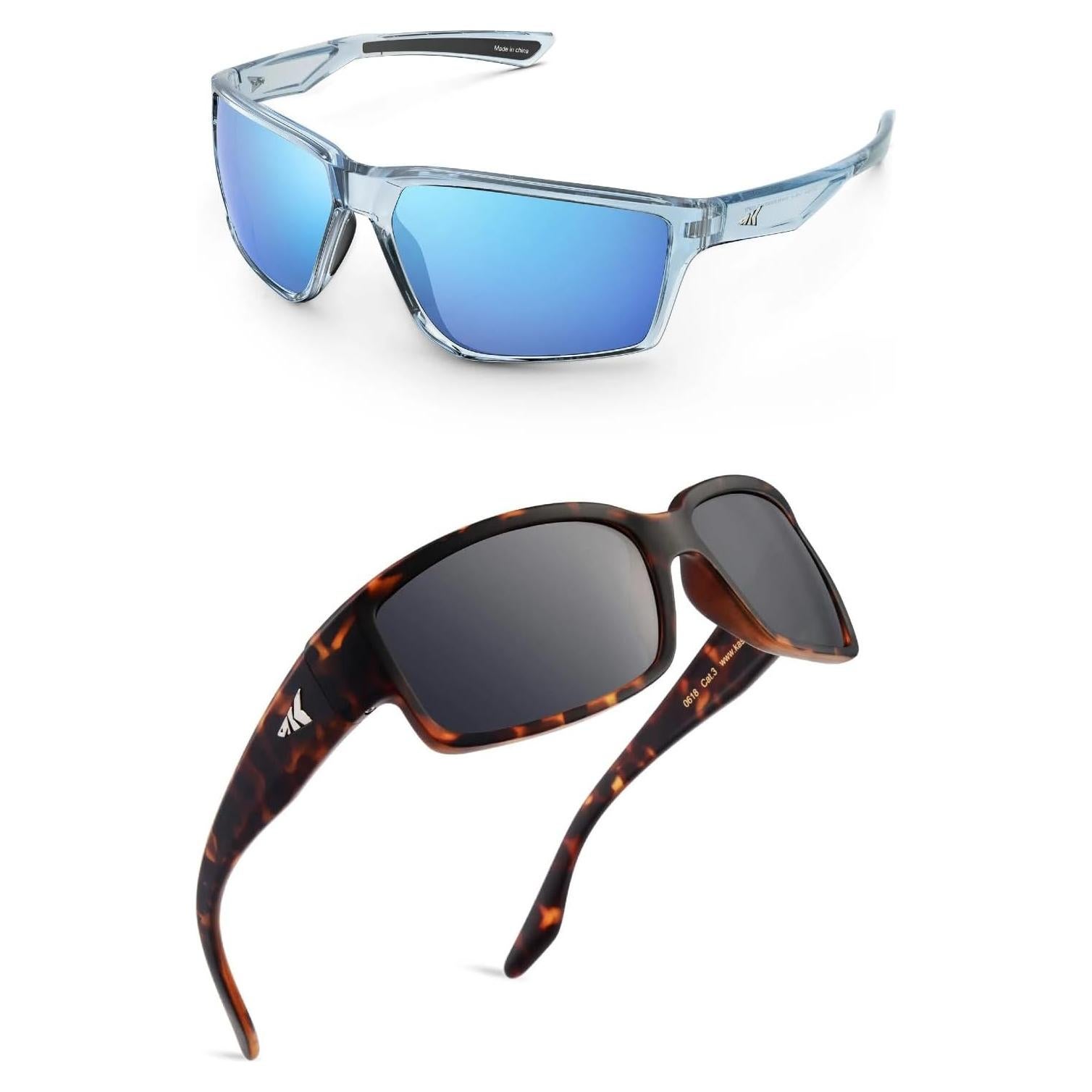 Gafas de sol polarizadas KastKing Skidaway y Osage UV400